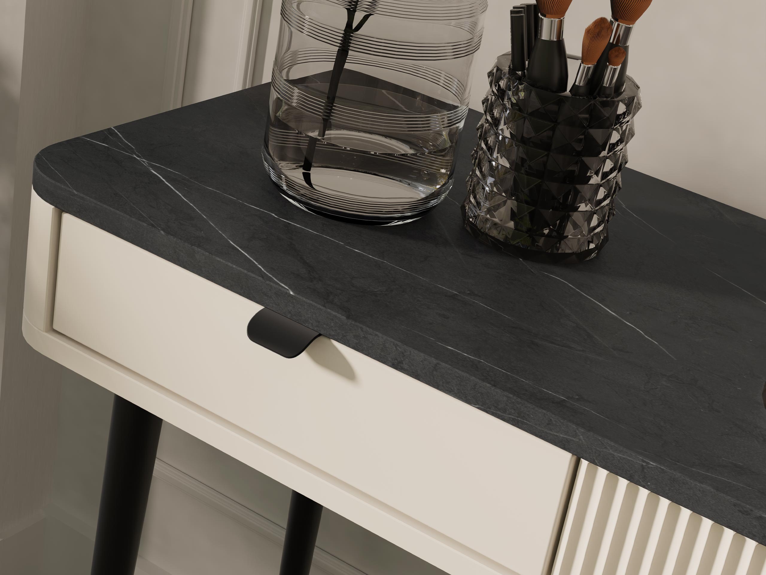 Íróasztal Lufela 114 (Kasmír + Szürke márvány)