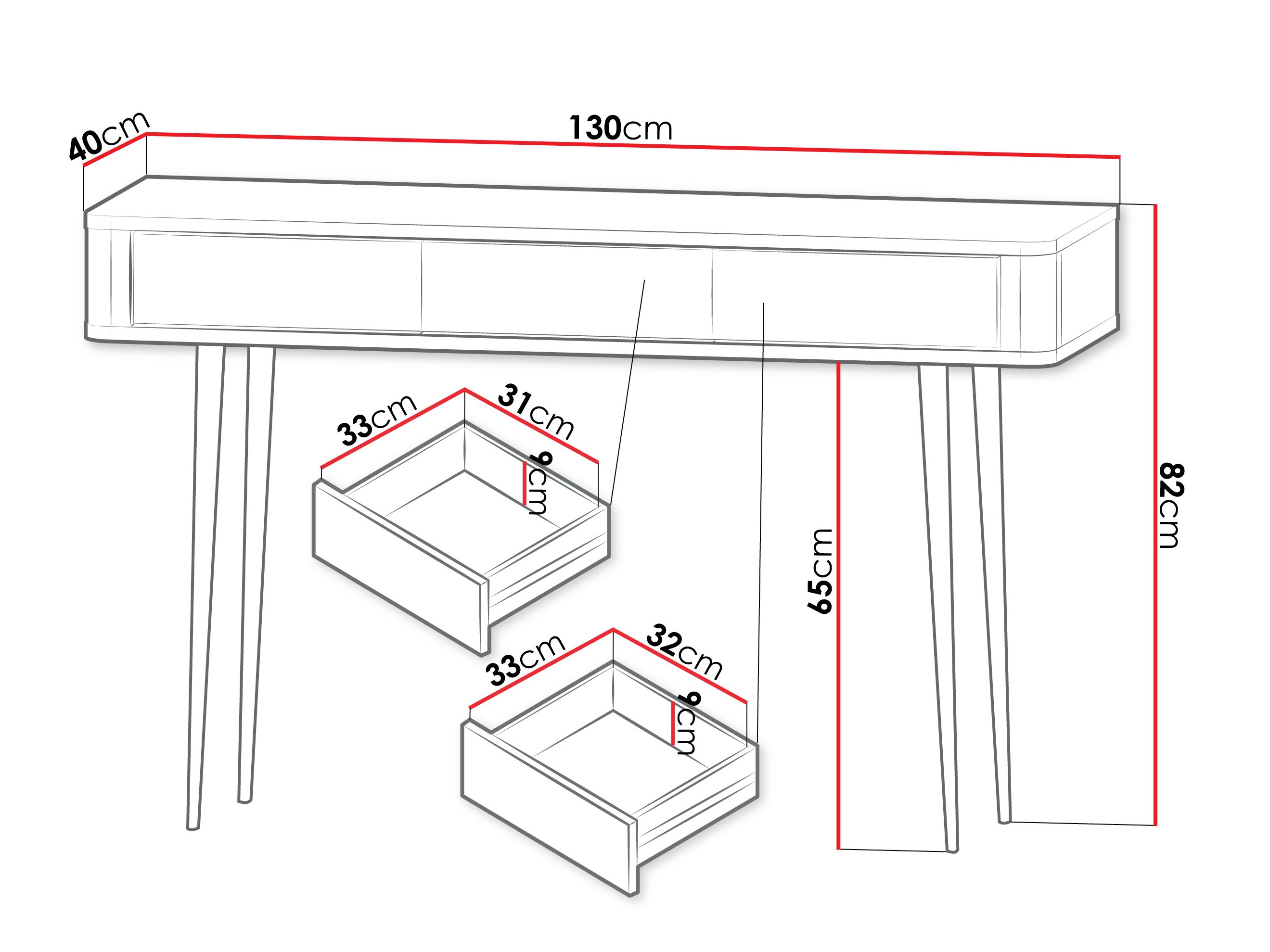 Íróasztal Lufela 114 (Kasmír + Szürke márvány)