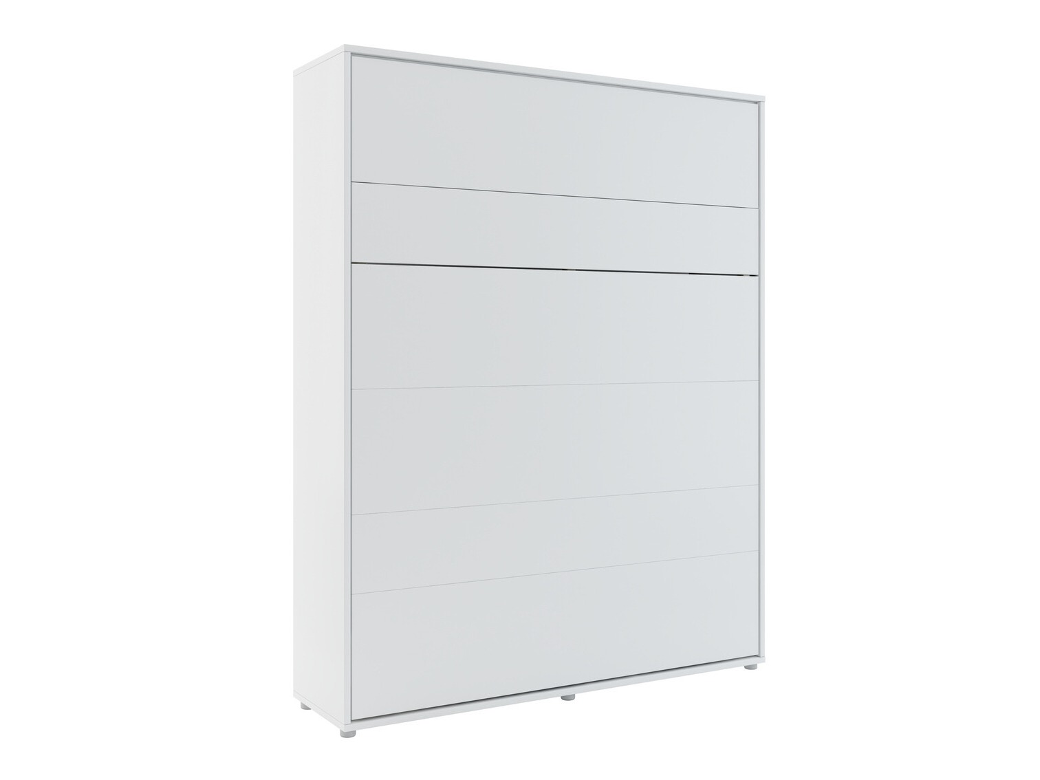 Szekrényágy Concept Pro Lenart VII (Fehér + Szürke)