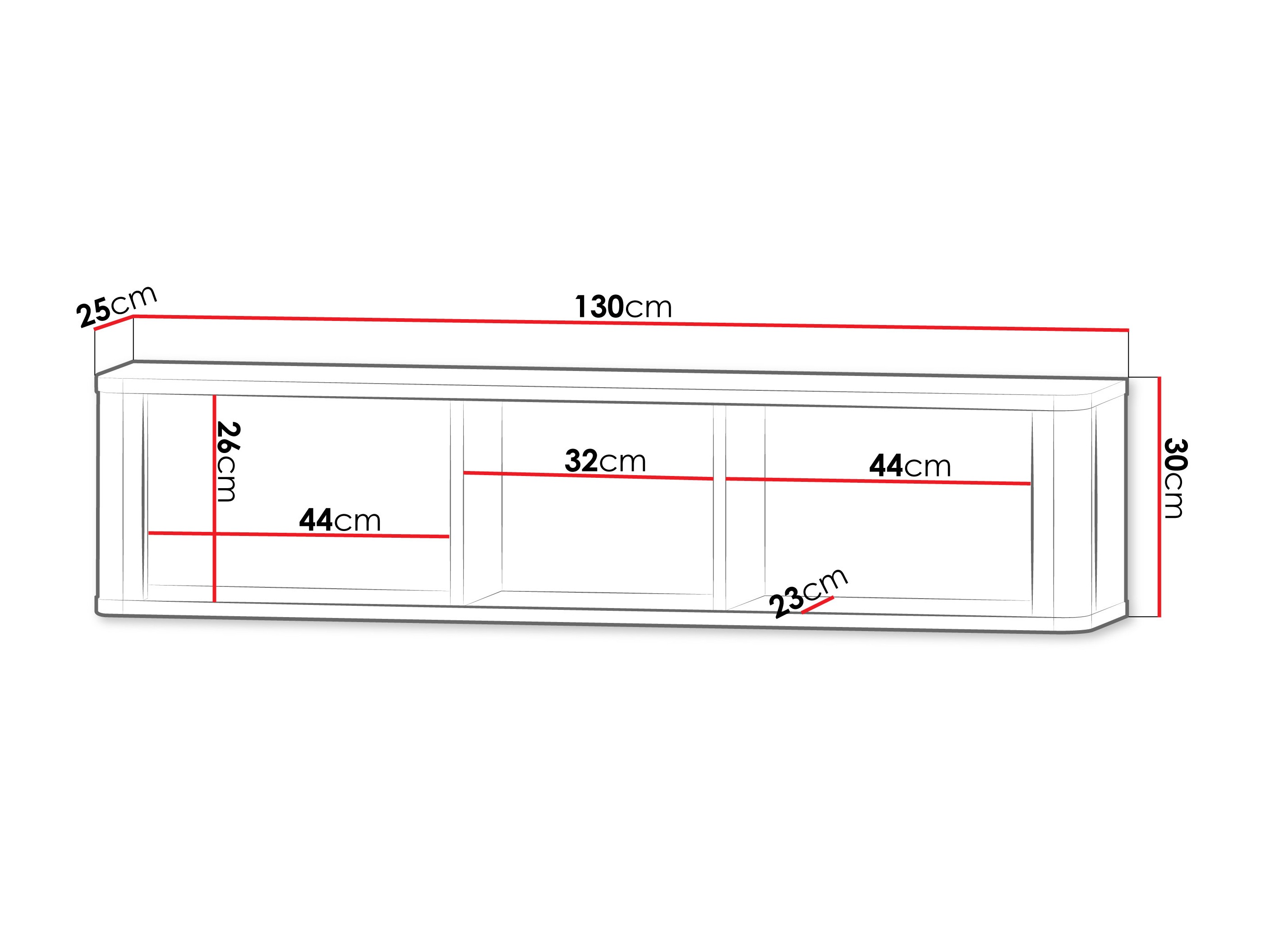 Fali polc Lufela 119 (Kasmír + Dió)