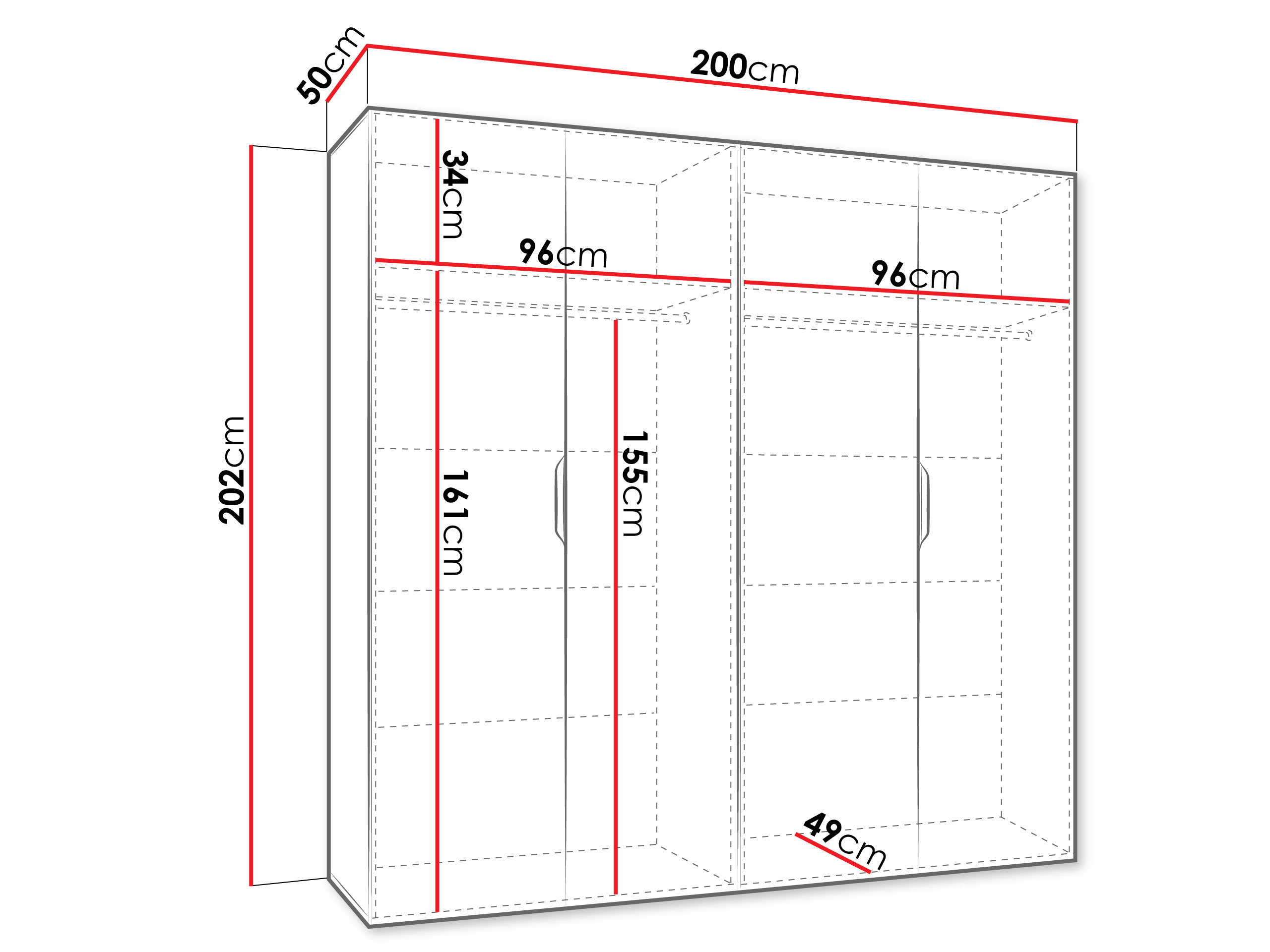 Gardróbszekrény Hartford 513 (Artisan tölgy)