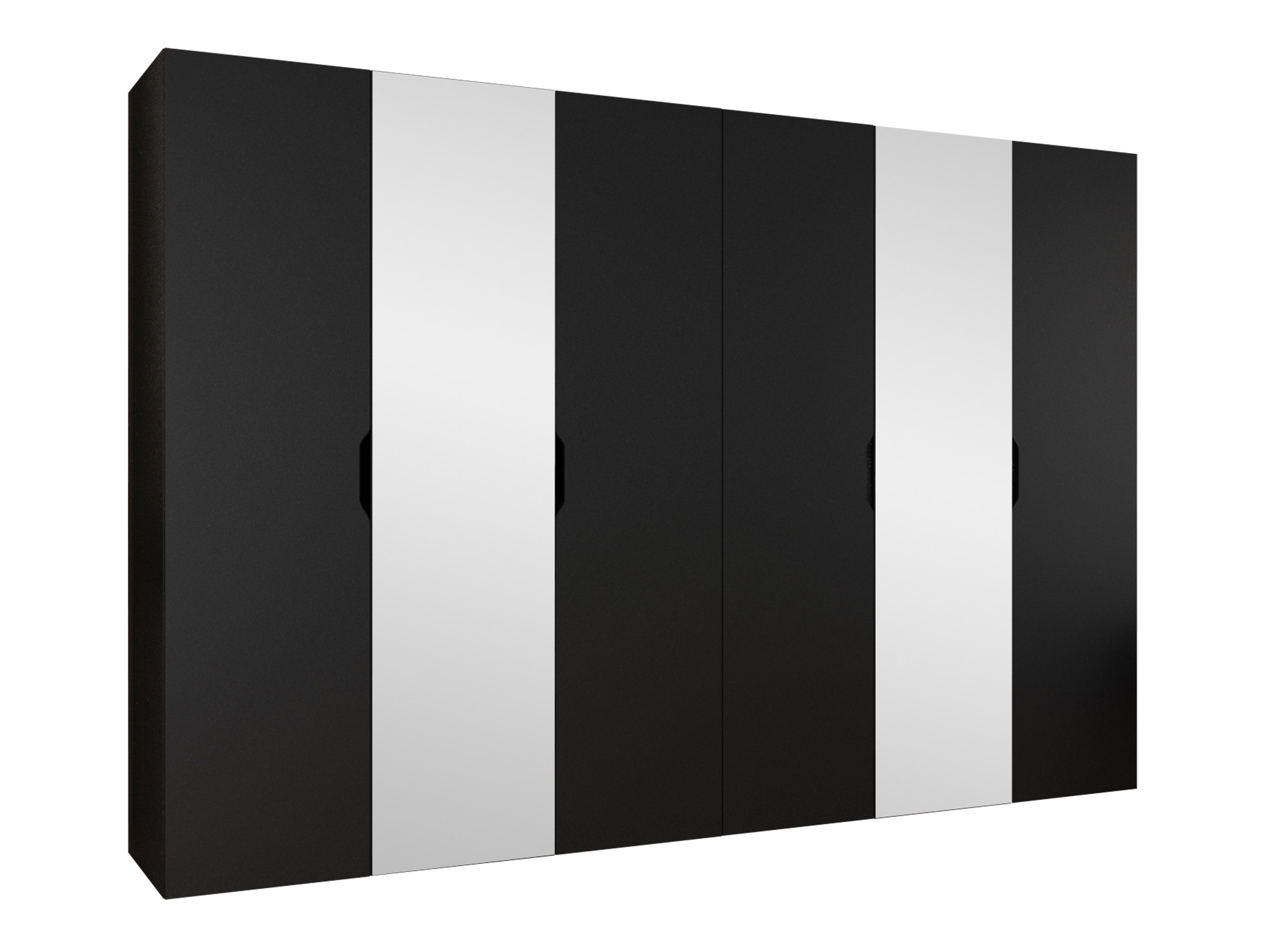 Gardróbszekrény Hartford 518 (Fekete)