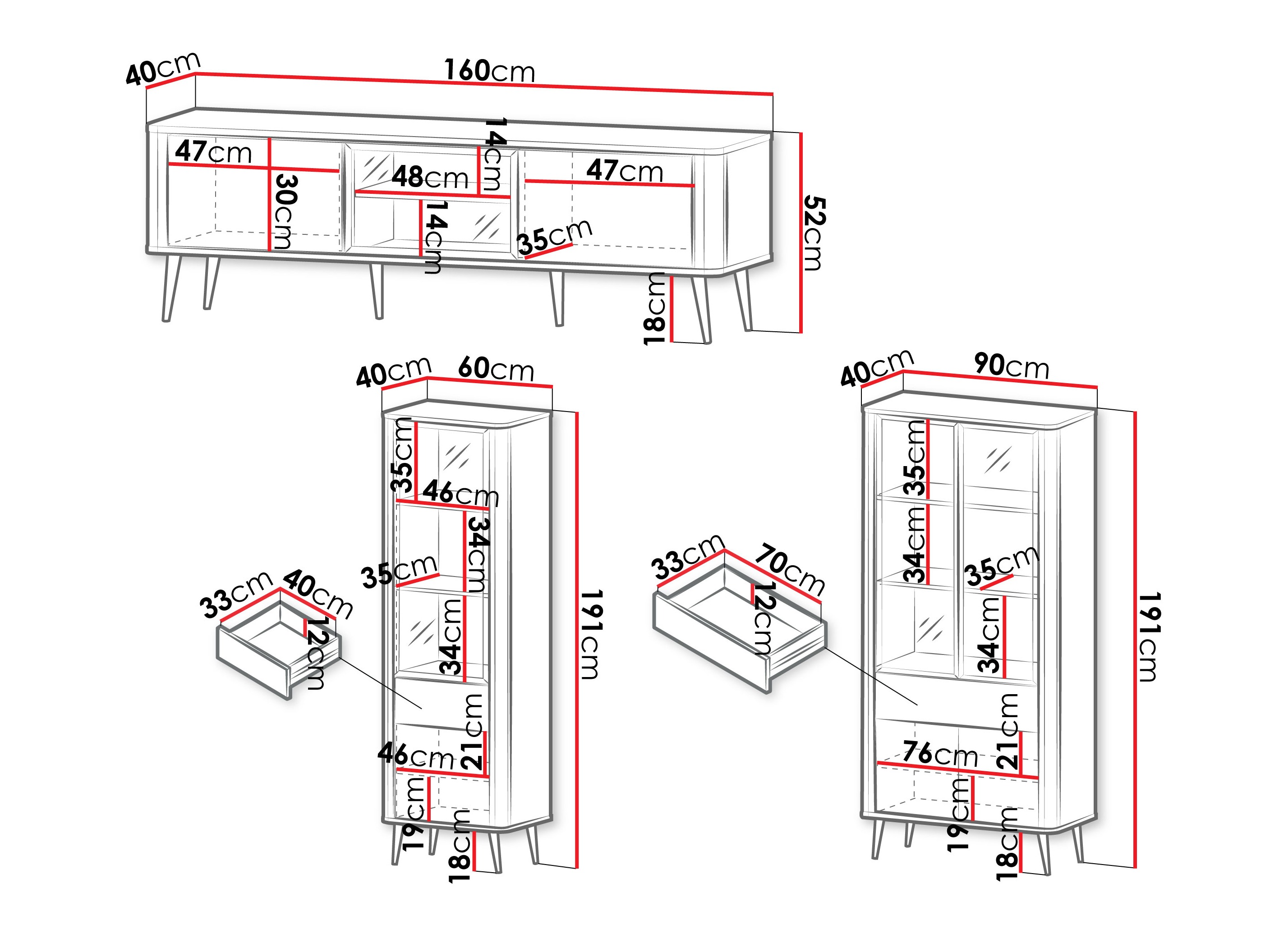 Nappali szett Lufela 121 (Kasmír + Szürke márvány)