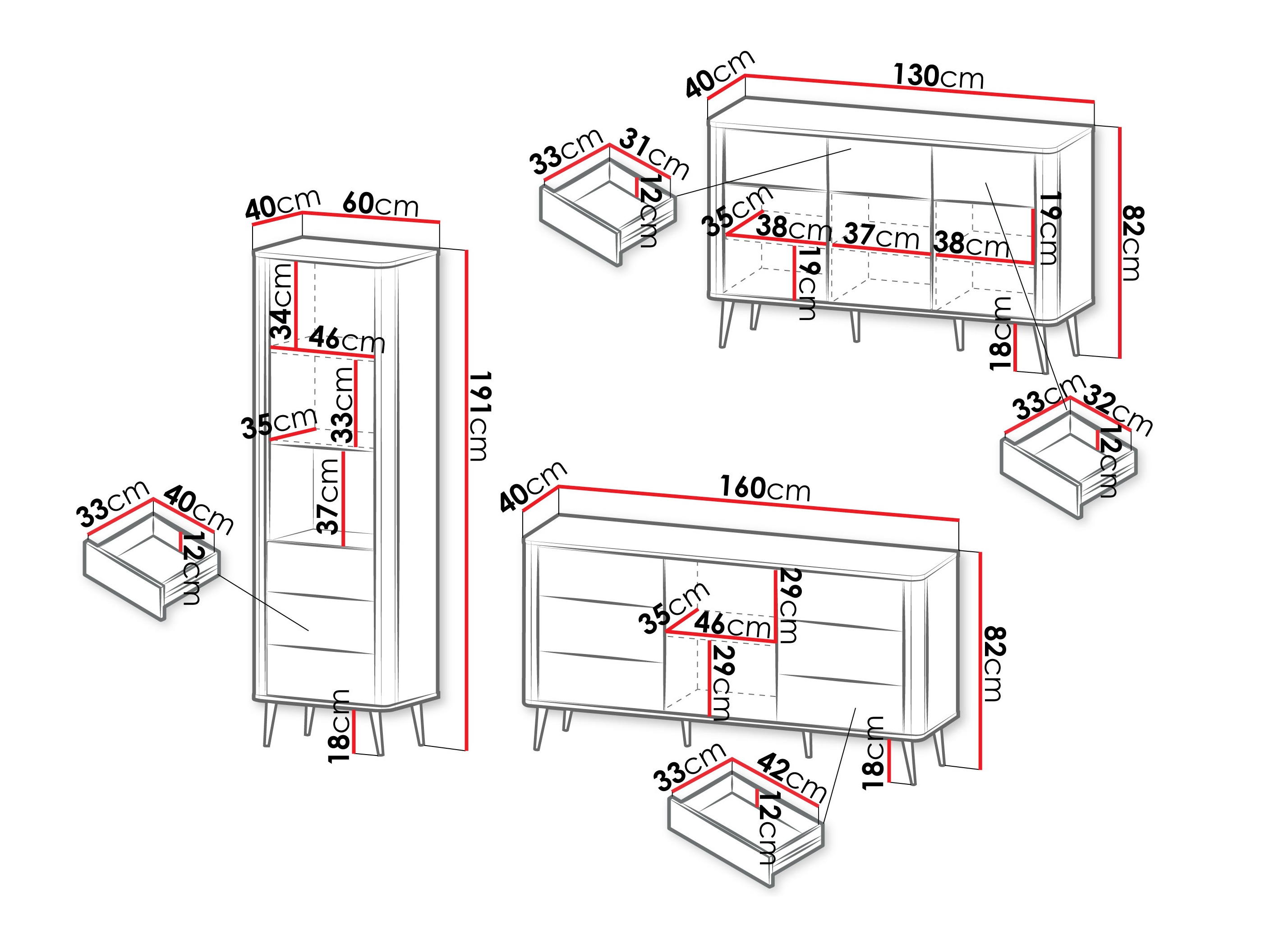 Nappali szett Lufela 122 (Kasmír + Szürke márvány)