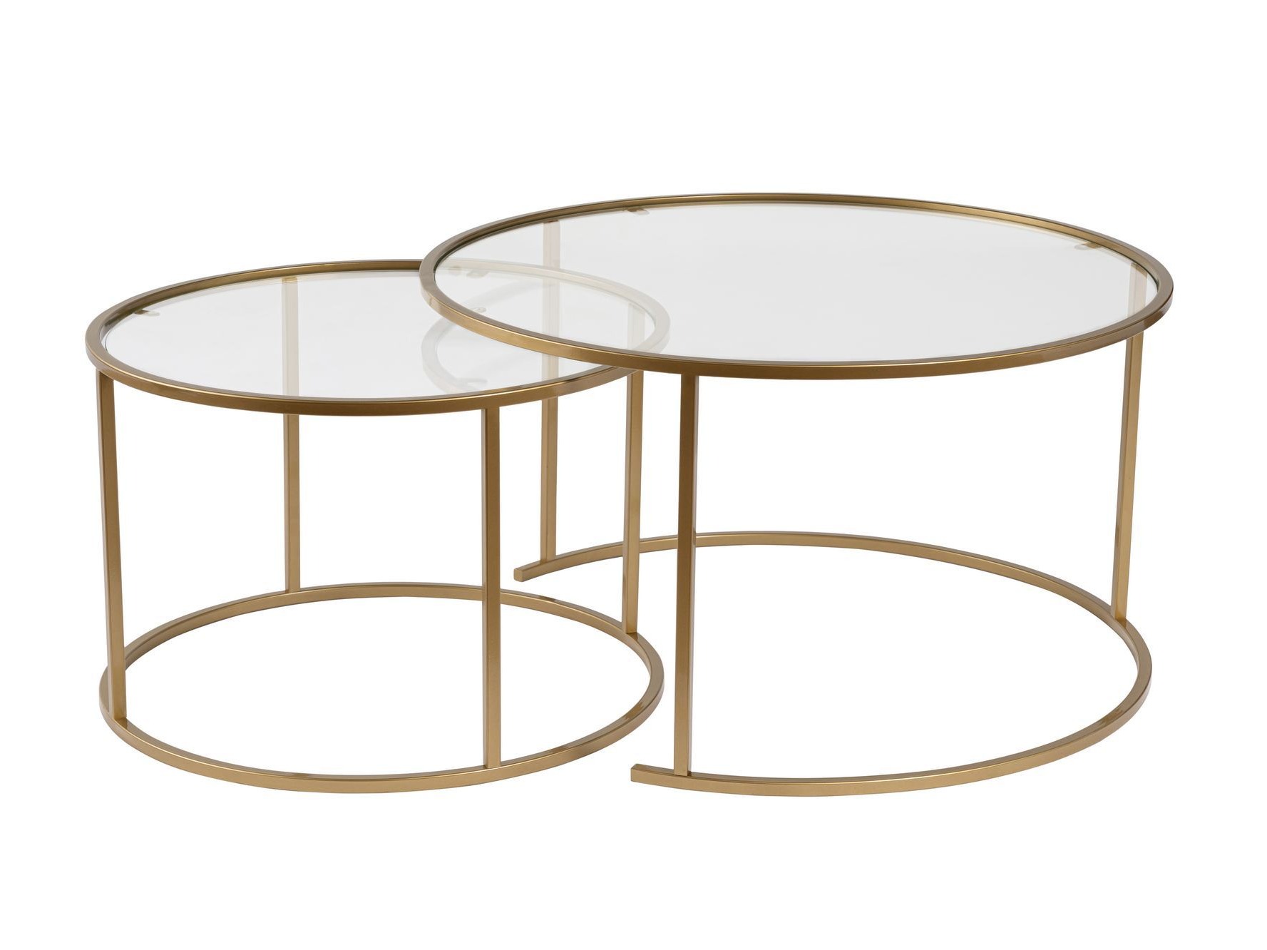 Dohányzóasztal szett Novato 121 (Aranysárga)