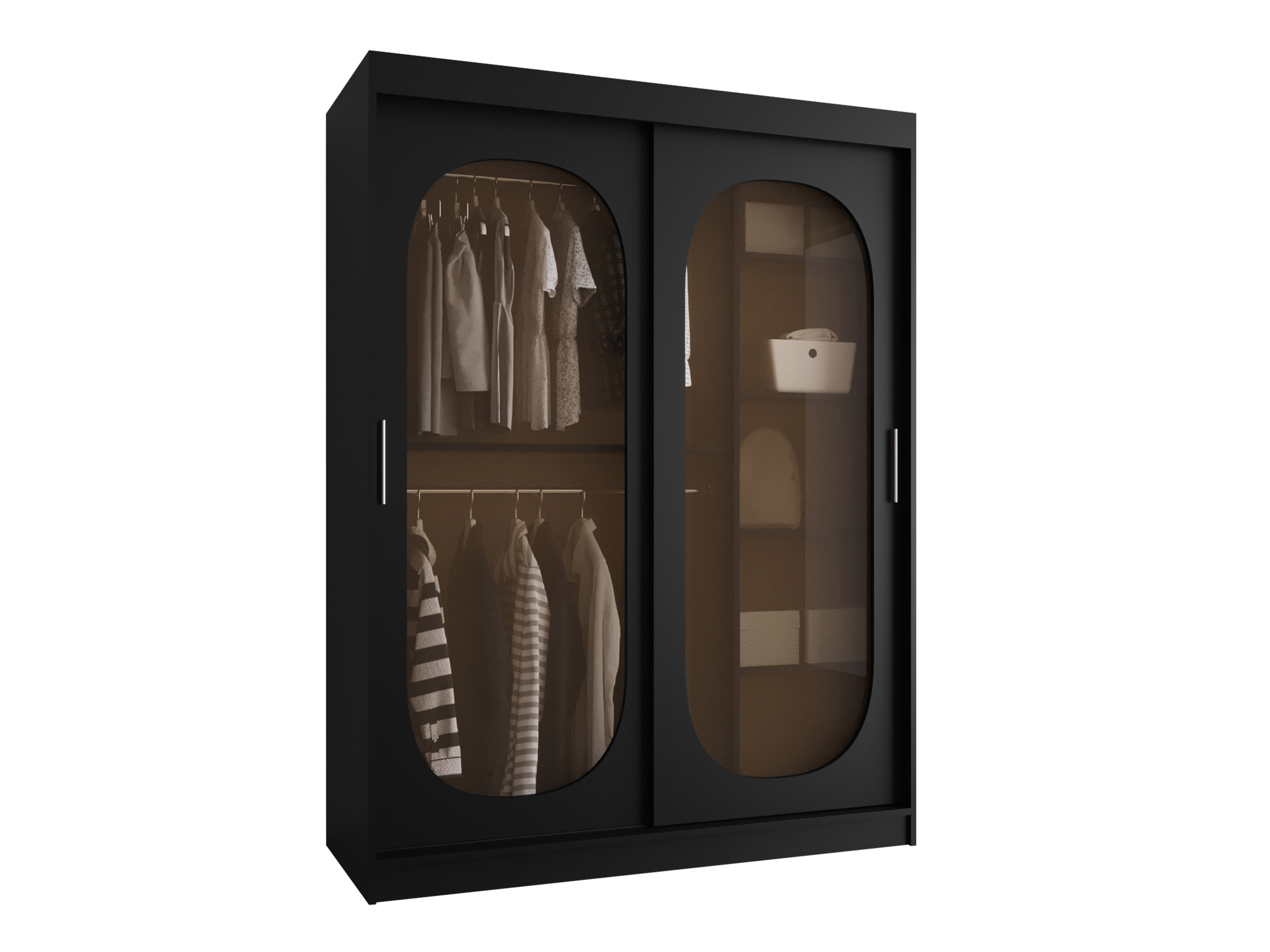 Gardróbszekrény Hartford 519 (Fekete)