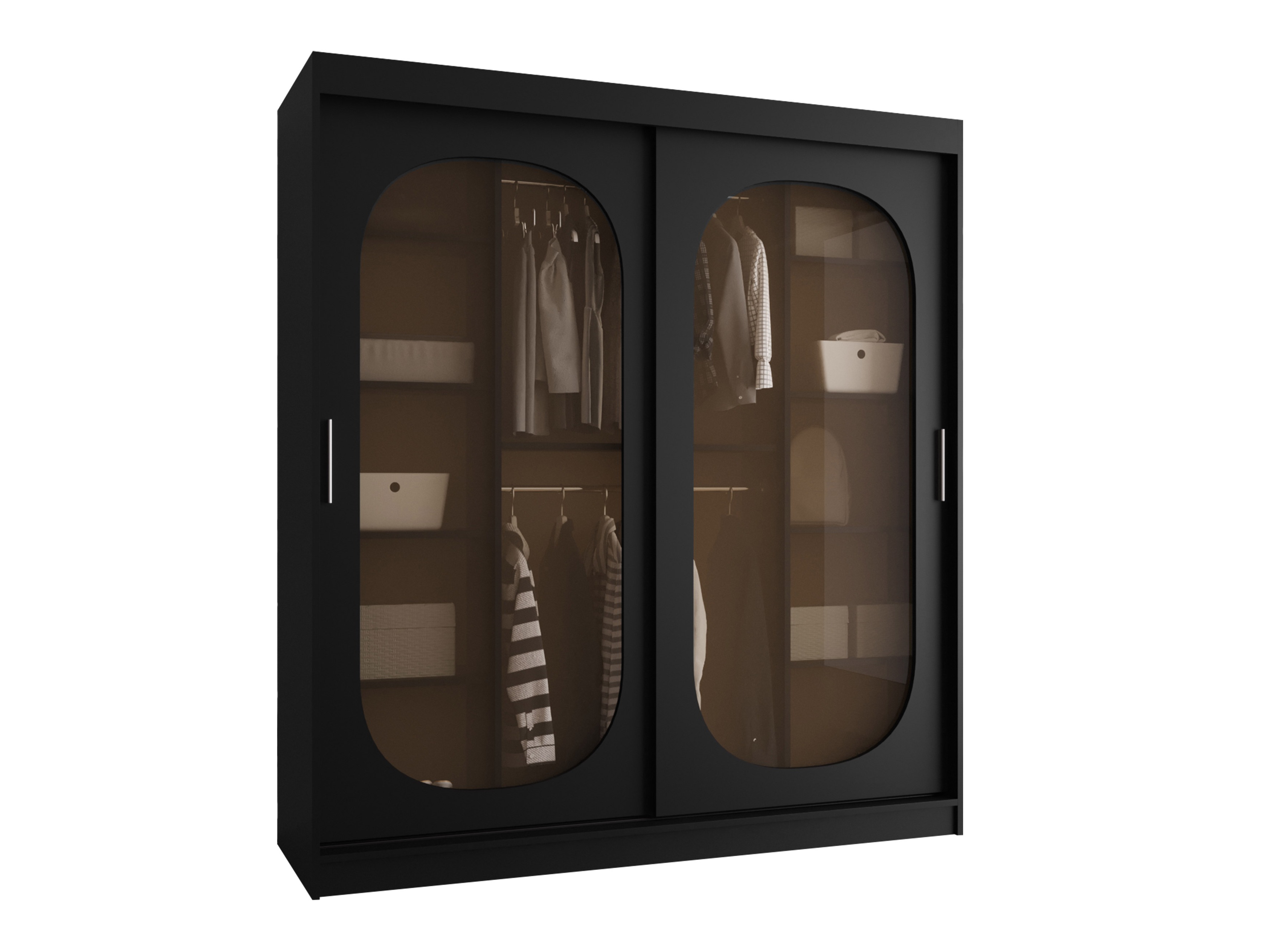 Gardróbszekrény Hartford 520 (Fekete)