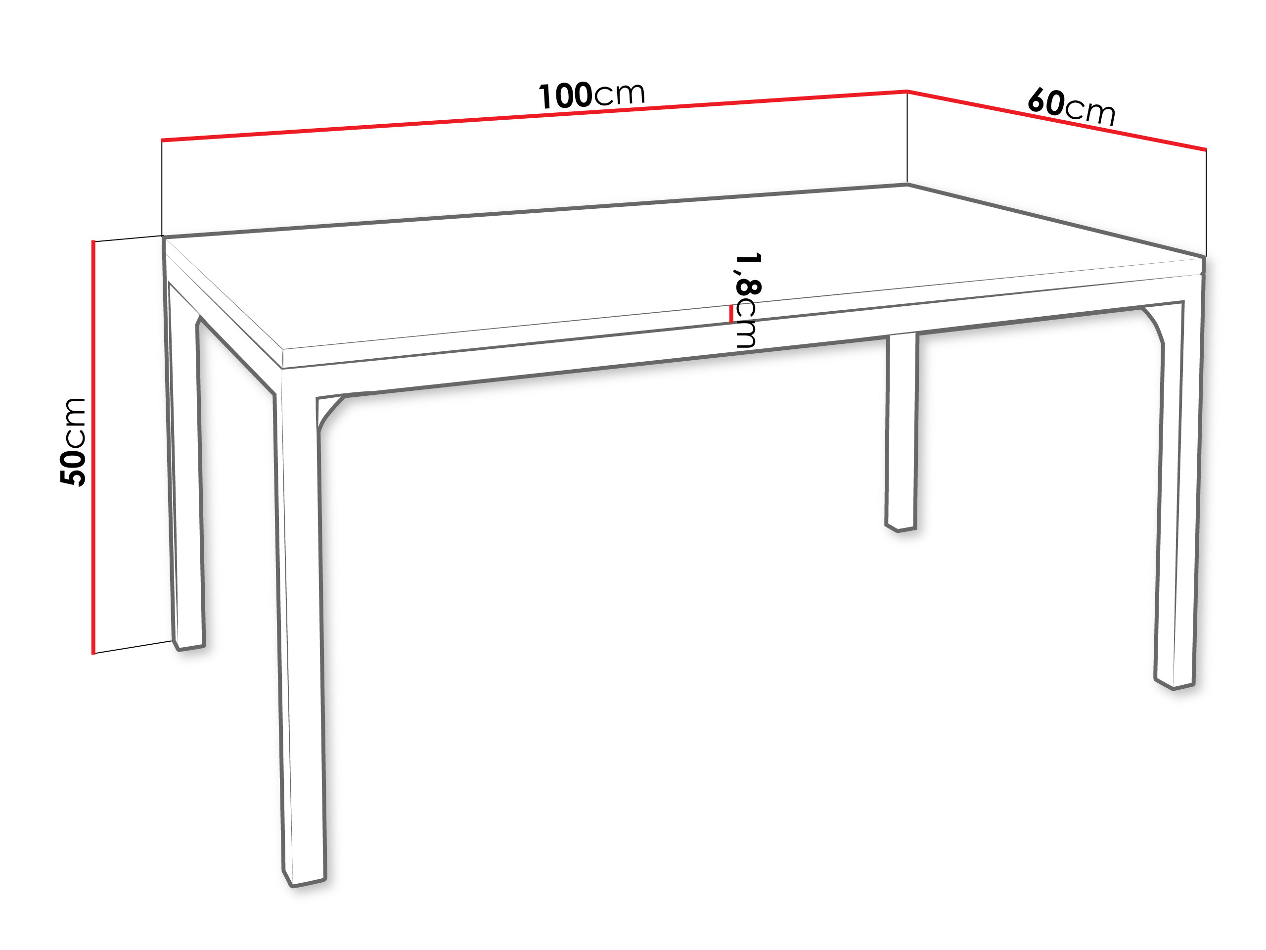 Dohányzóasztal Oswego 138 (Dió + Fekete)