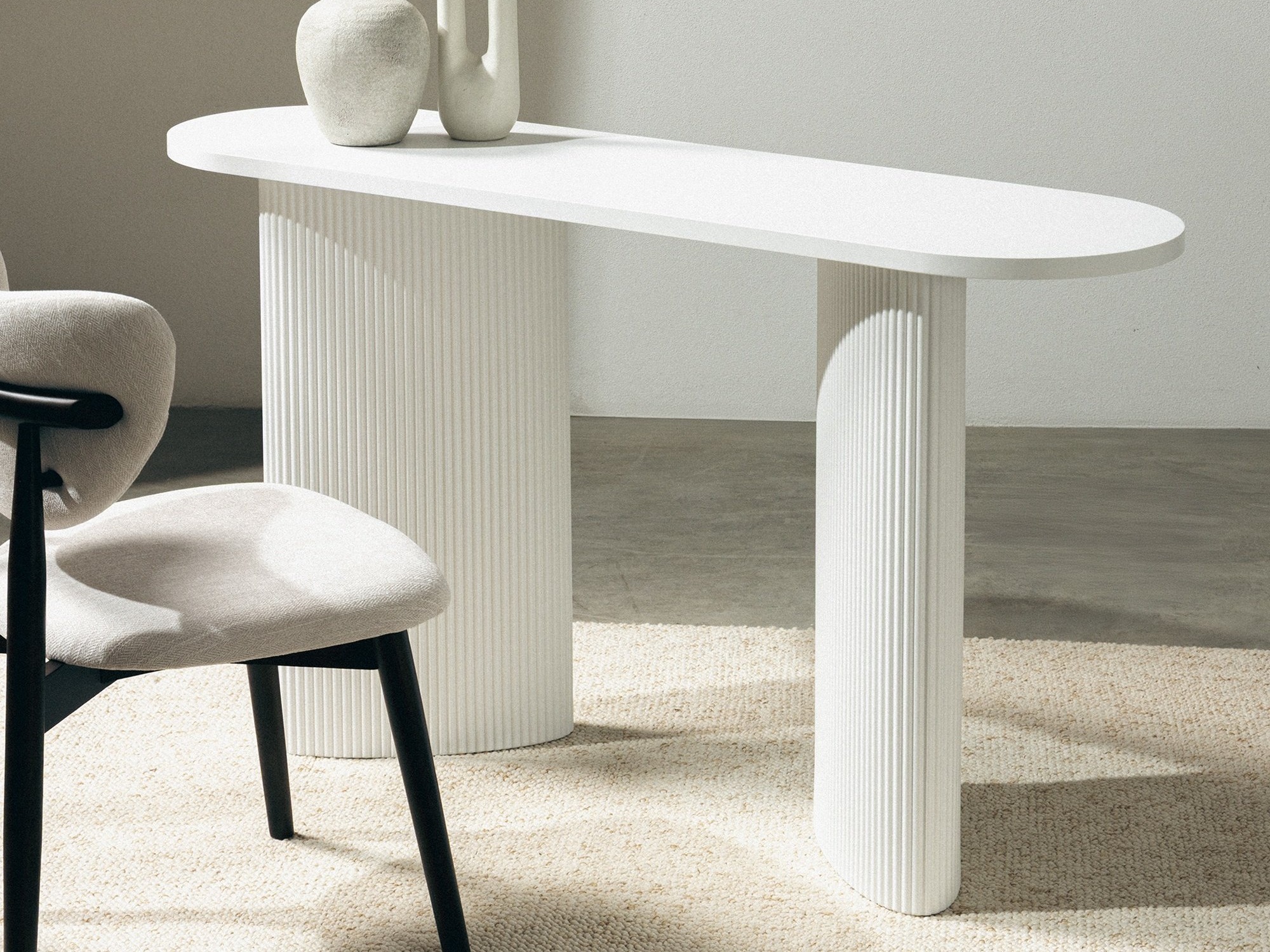 Konzolasztal Burleson 281 (Fehér)