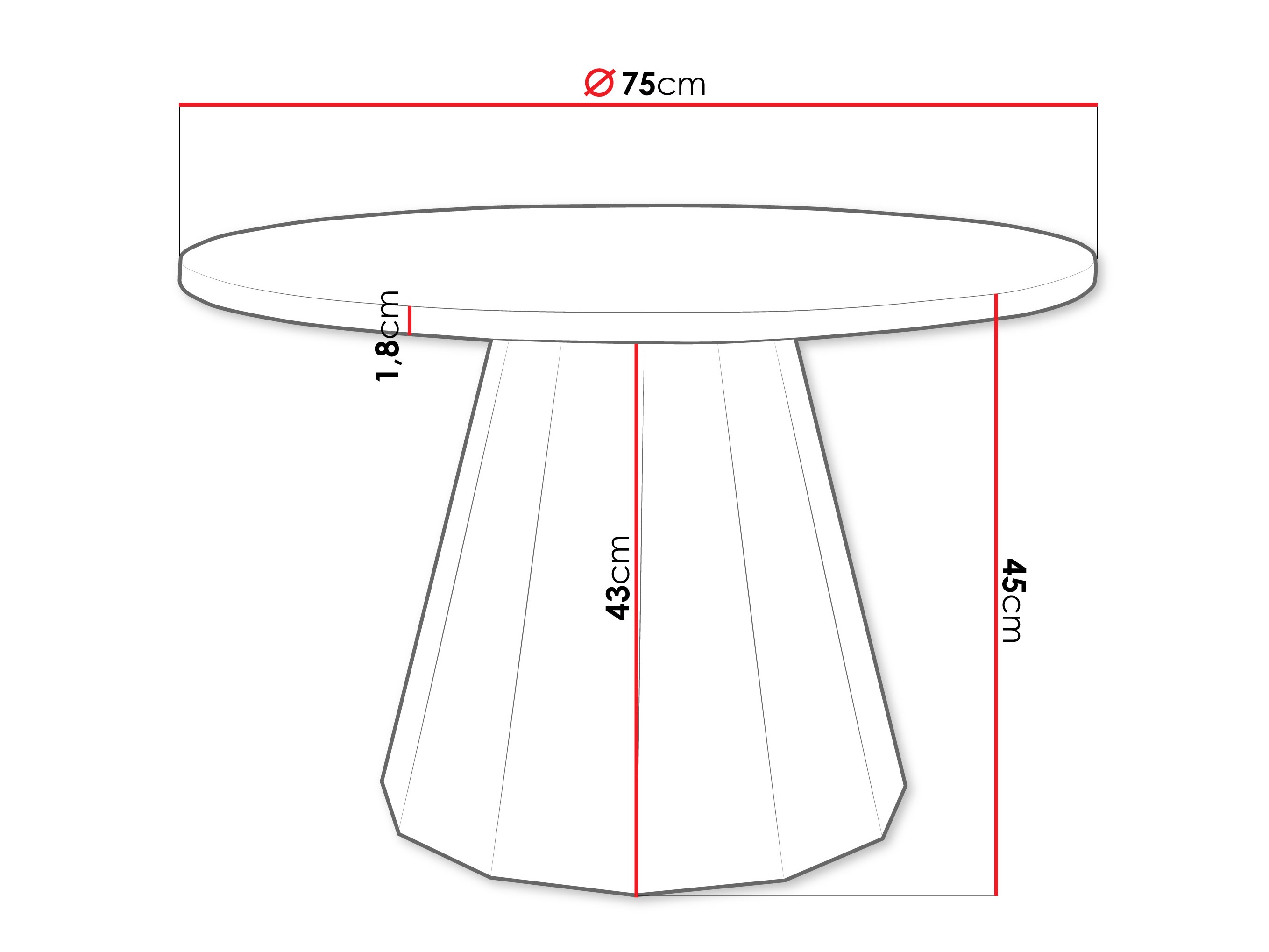 Dohányzóasztal Oswego 139 (Fekete + Tölgy)