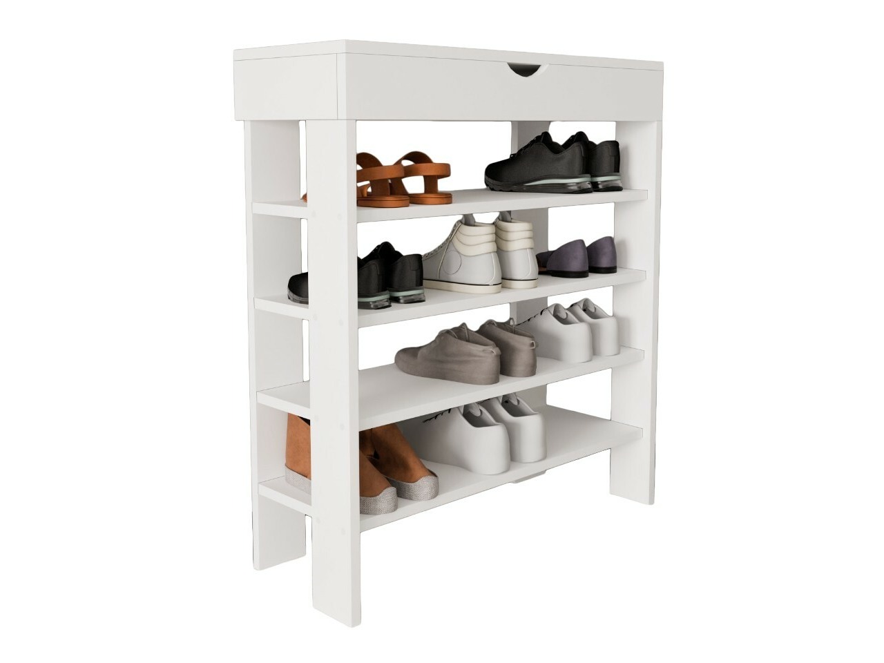 Cipőtároló Kailua 2519 (Fehér)