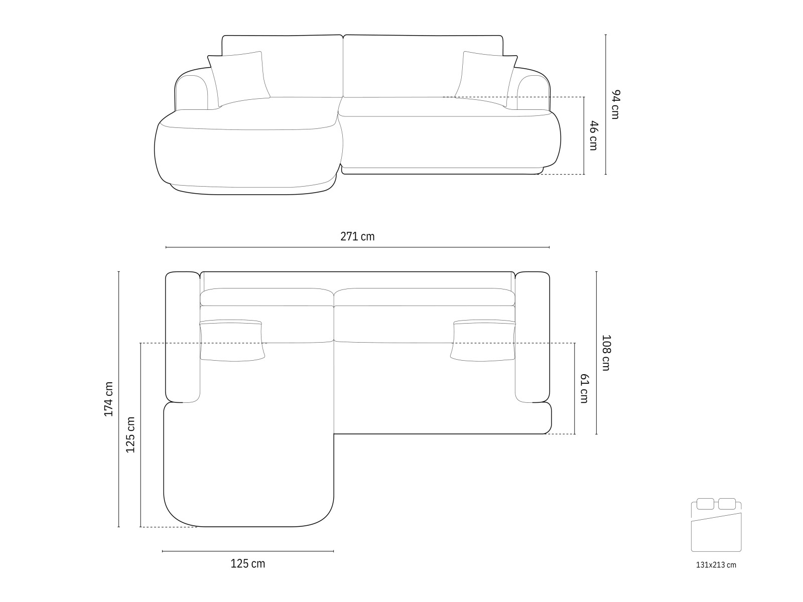 Sarokkanapé Beckley 162 (Sorella 77)