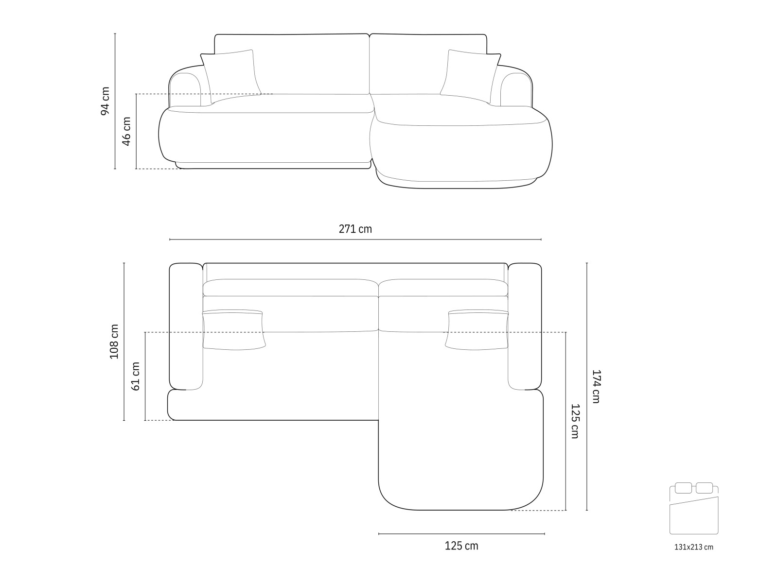 Sarokkanapé Beckley 162 (Sorella 84)