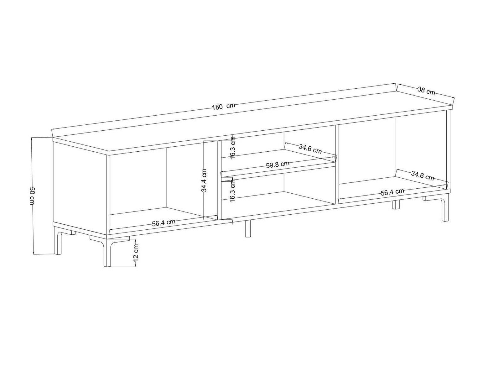 TV-állvány Kailua 2530