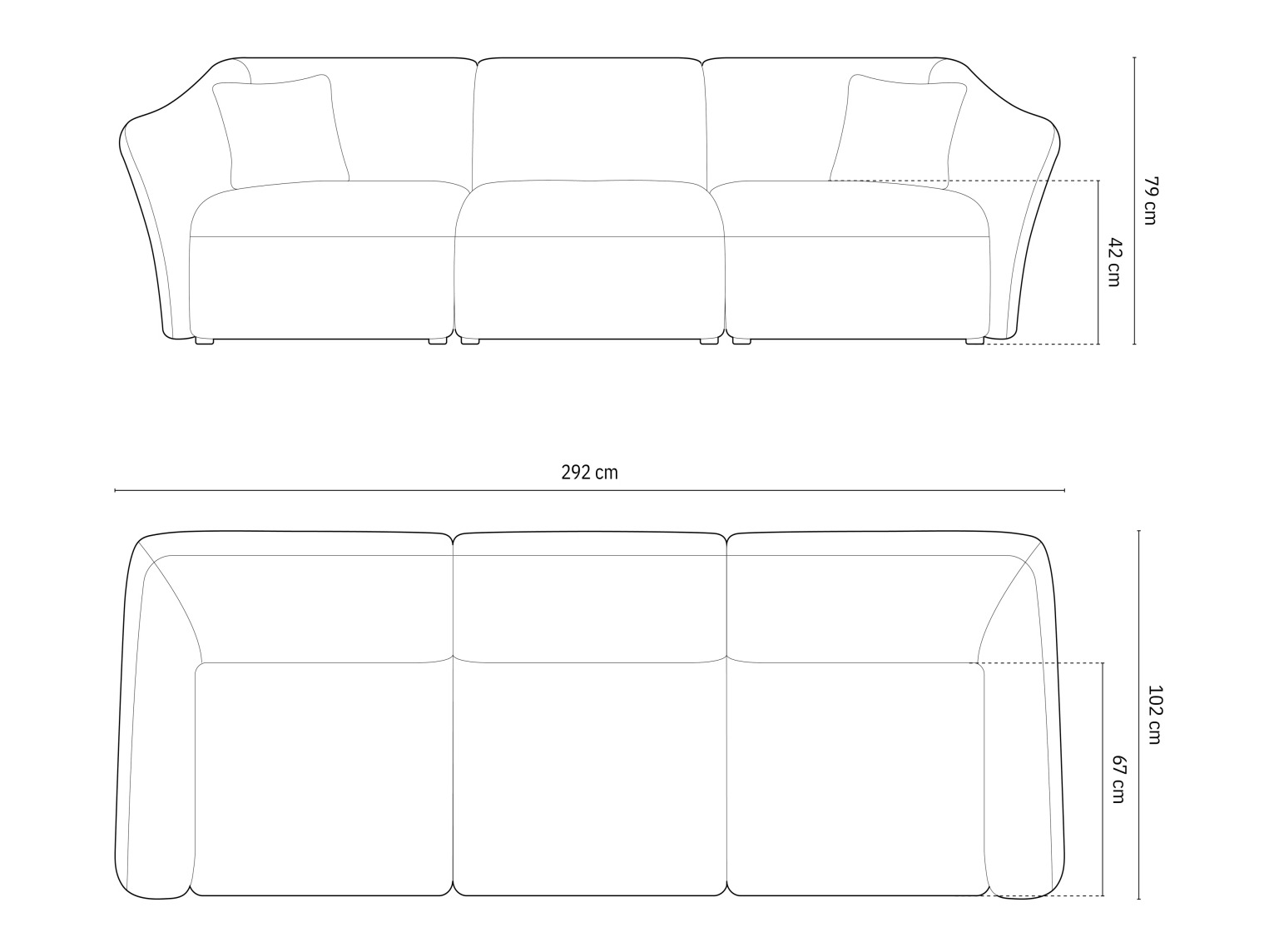 Kanapé Beckley 166 (Sicuro 75)