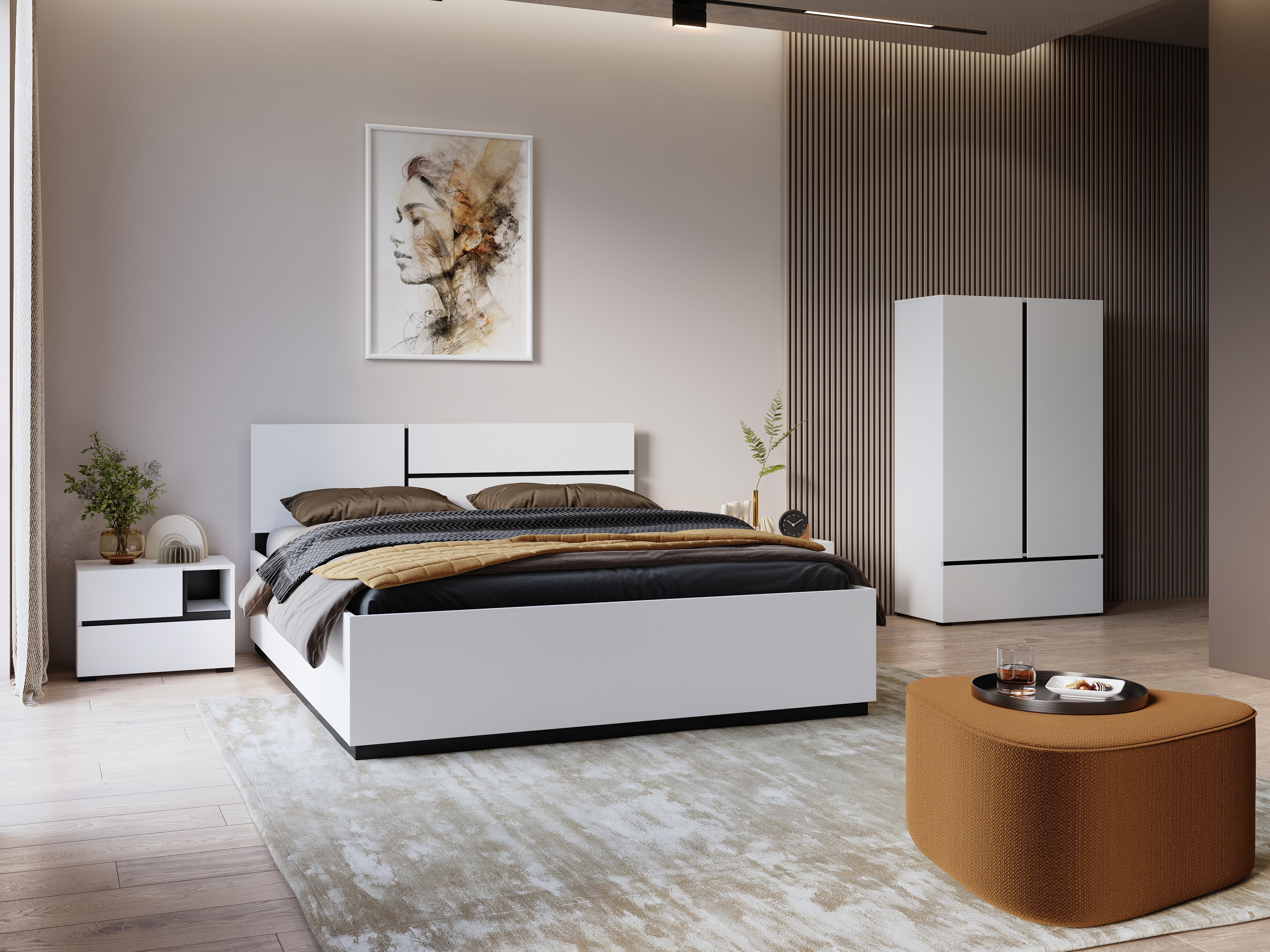 Könyvespolc Alfere 122 (Fehér)