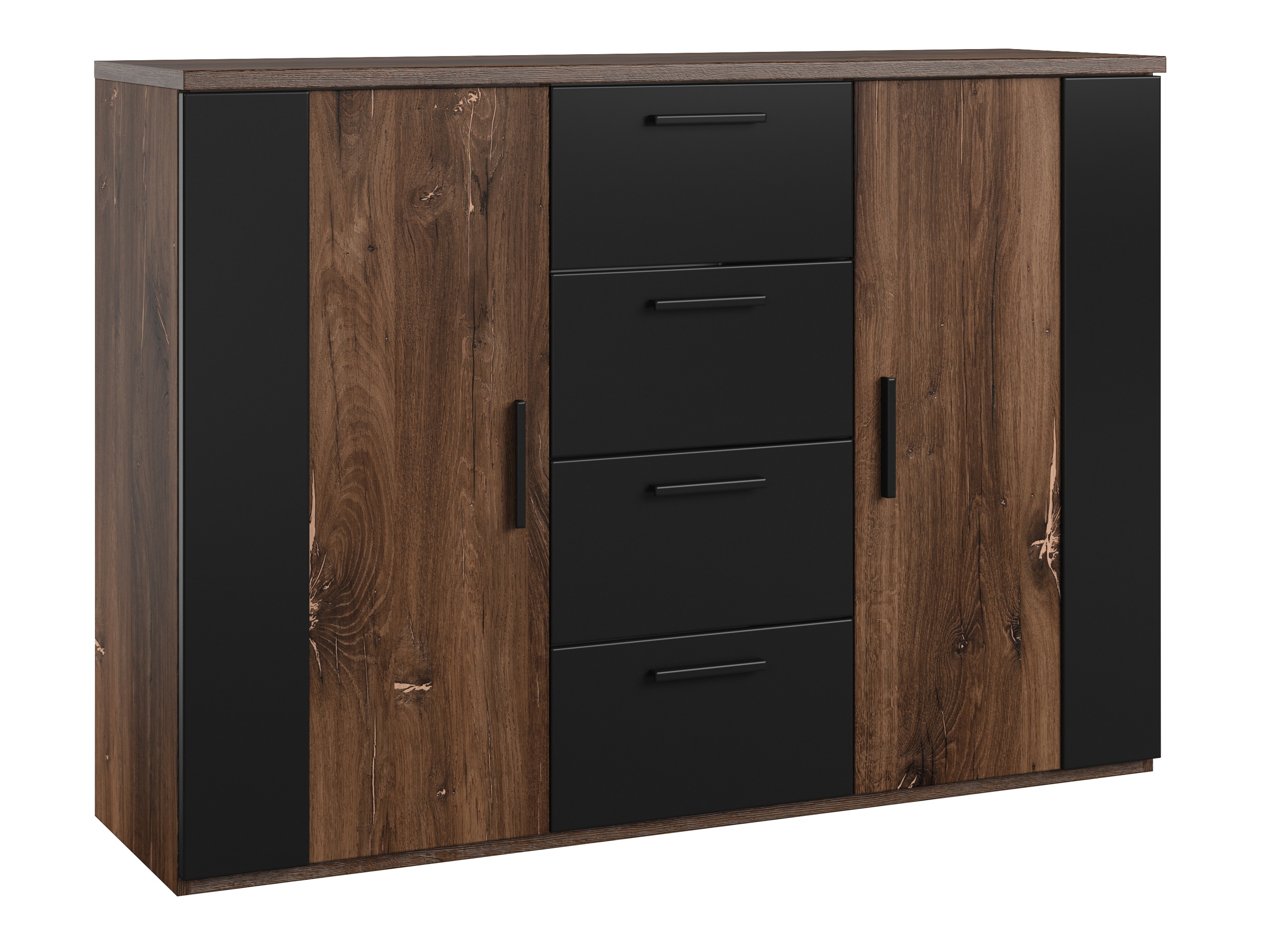 Komód Felelie 102 (Tamus Flagstaf tölgy + Réz)