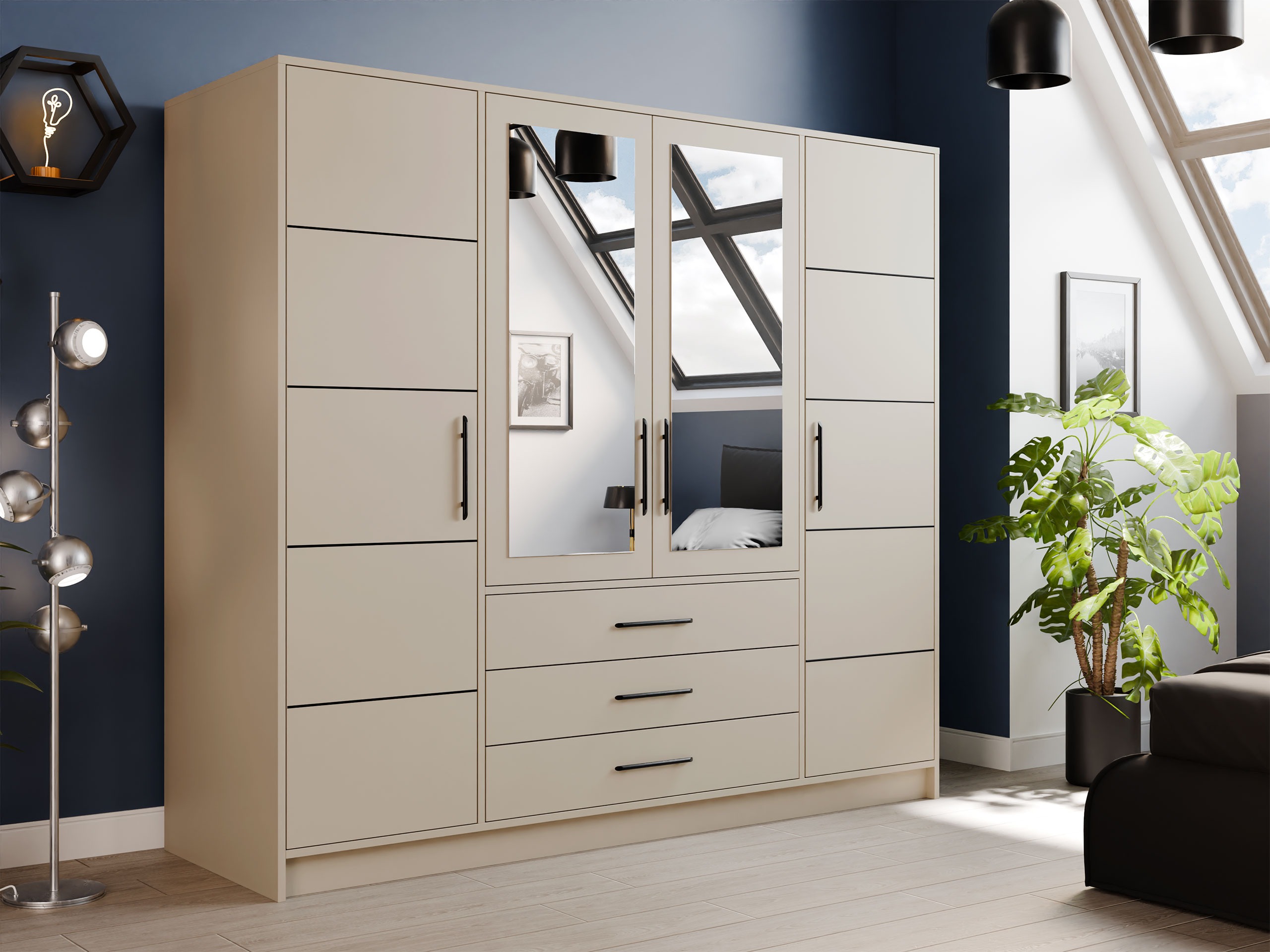 Gardróbszekrény Dortivu (Kasmír)