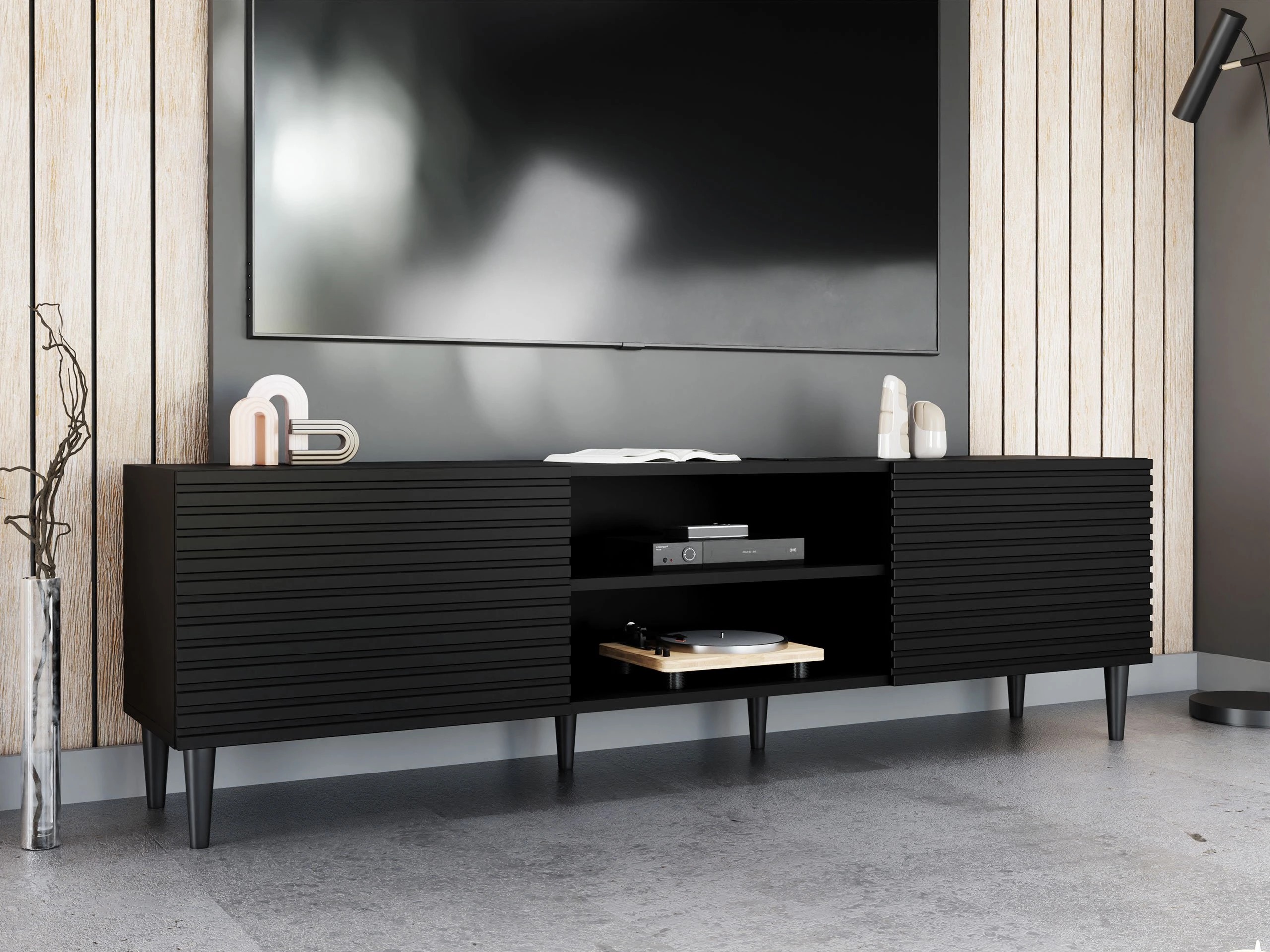 TV-állvány Comfivo Mavmono 106 (Fekete)