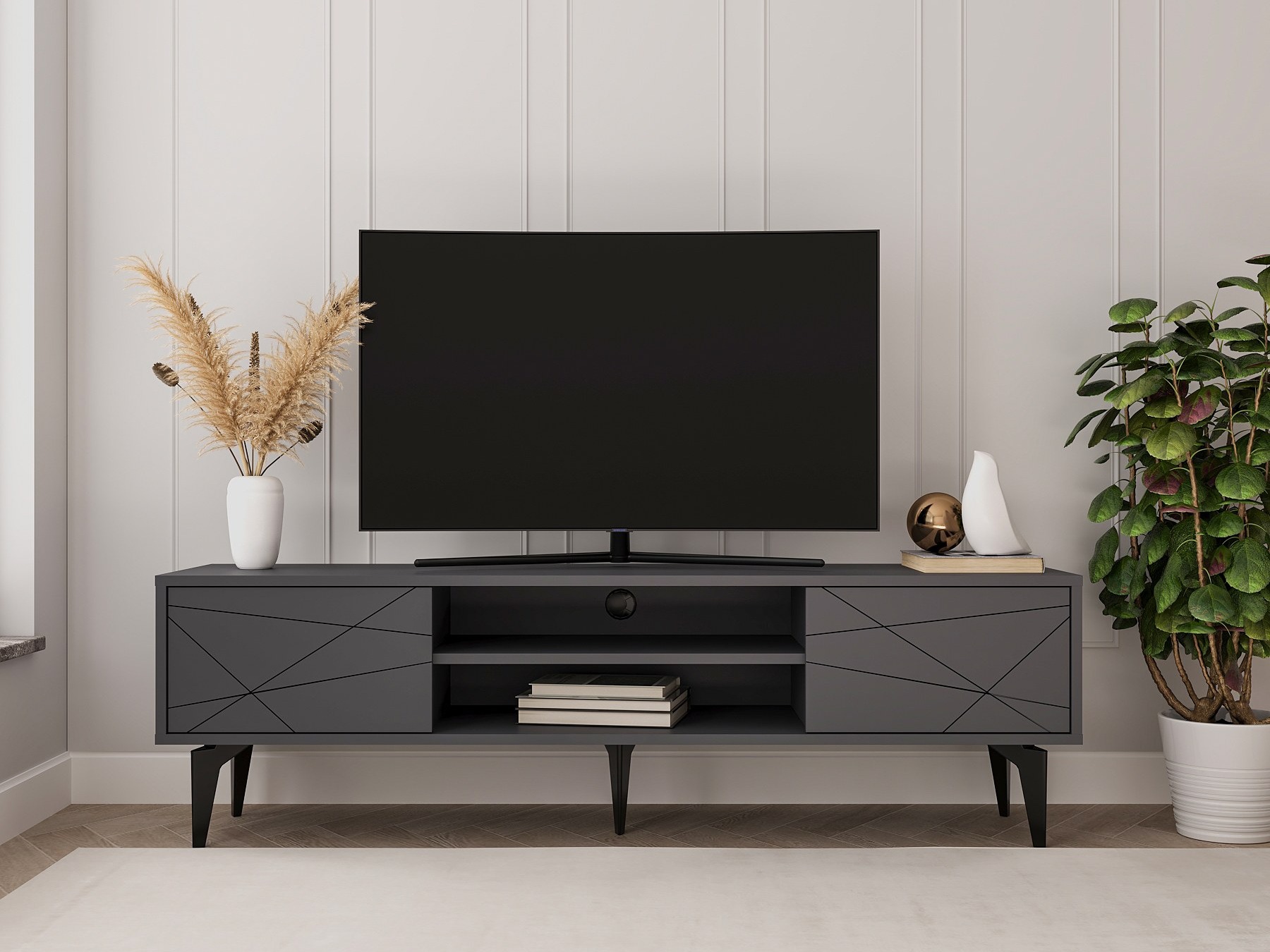 TV-állvány Kailua 2535 (Antracit)