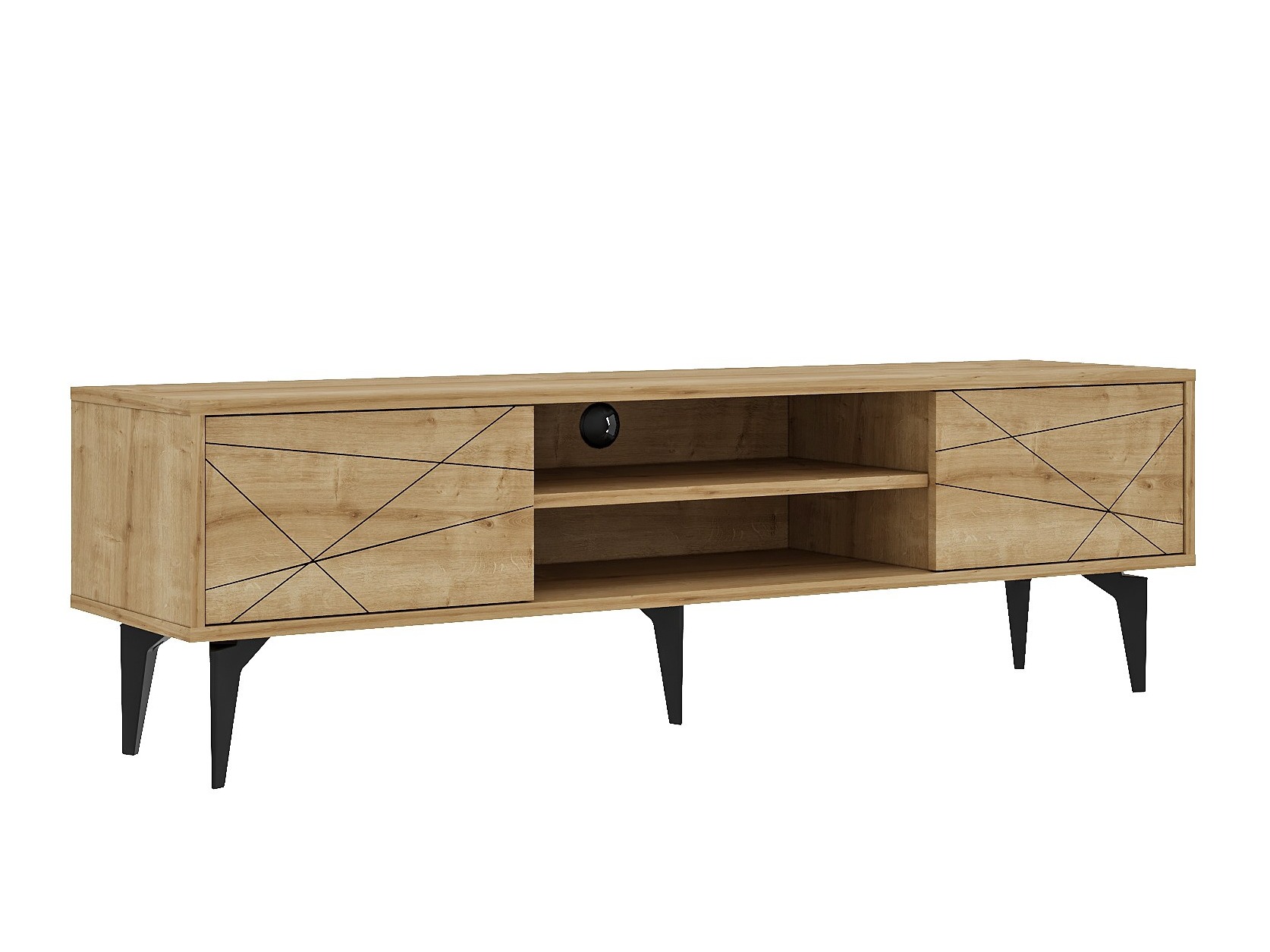 TV-állvány Kailua 2535 (Tölgy)