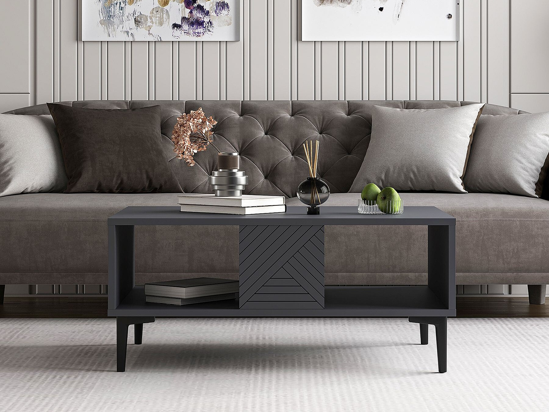 Dohányzóasztal Kailua 2537 (Antracit)