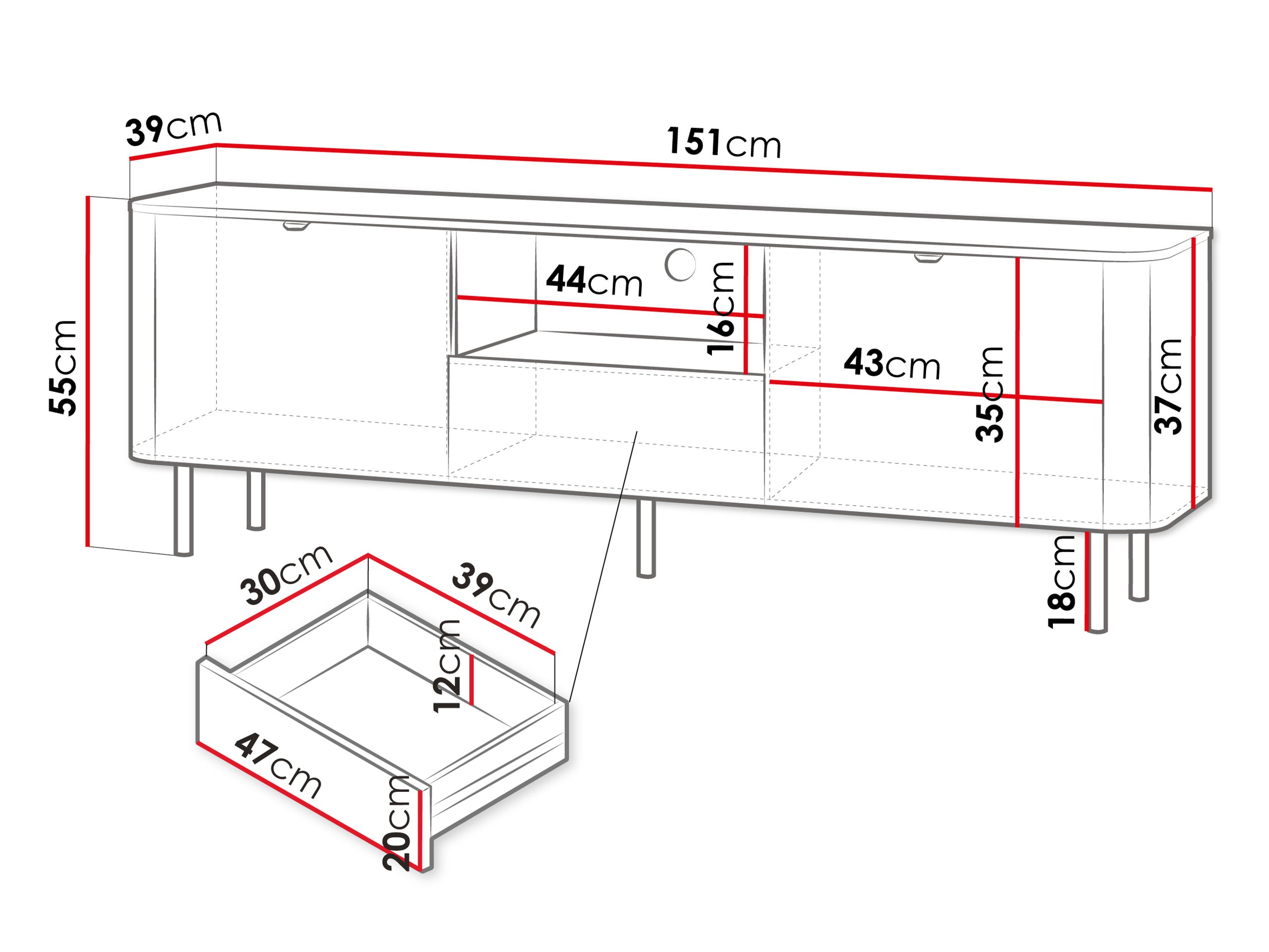 TV-állvány Epulos I
