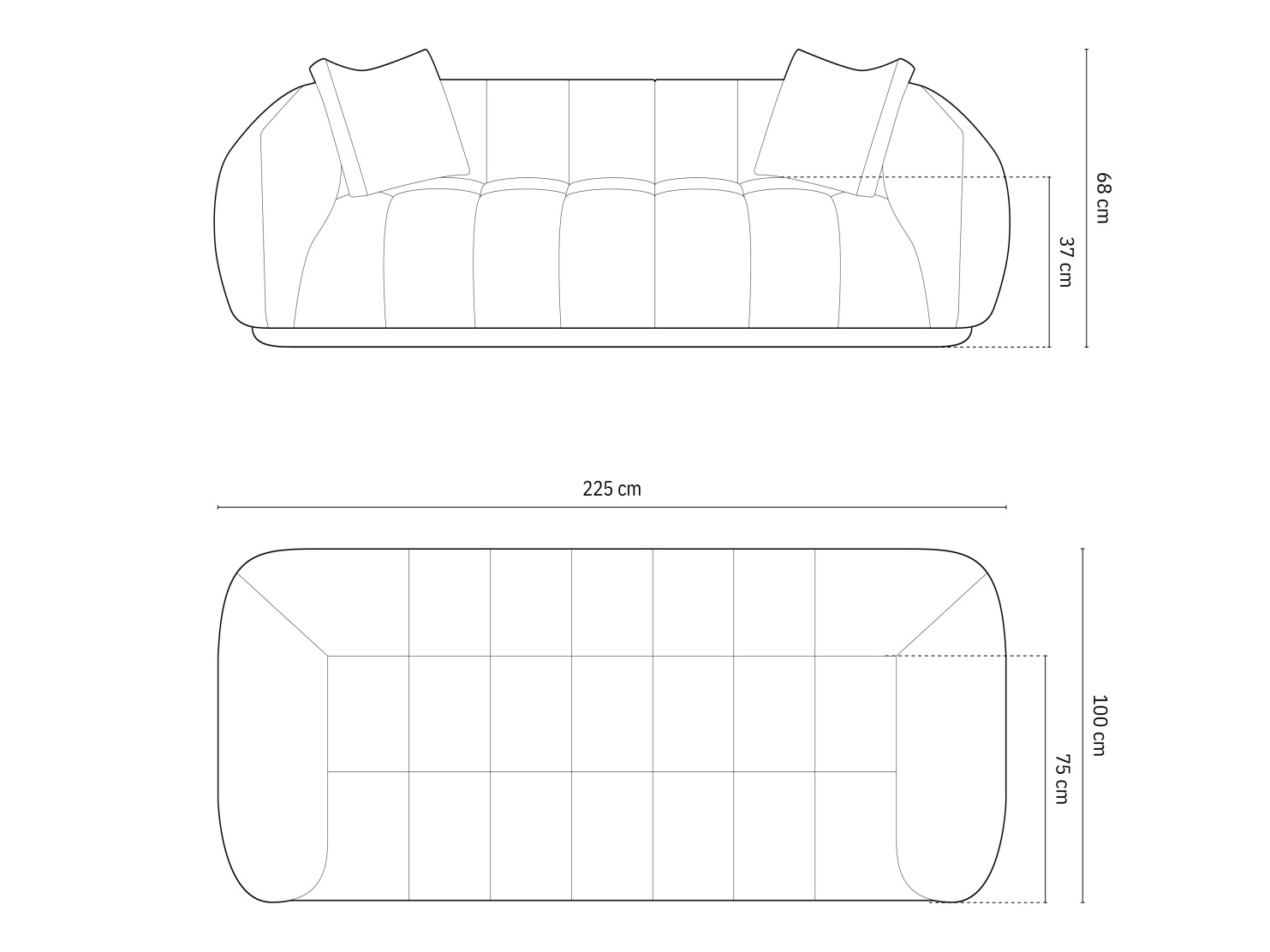 Kanapé Beckley 173 (Heritage Ash)