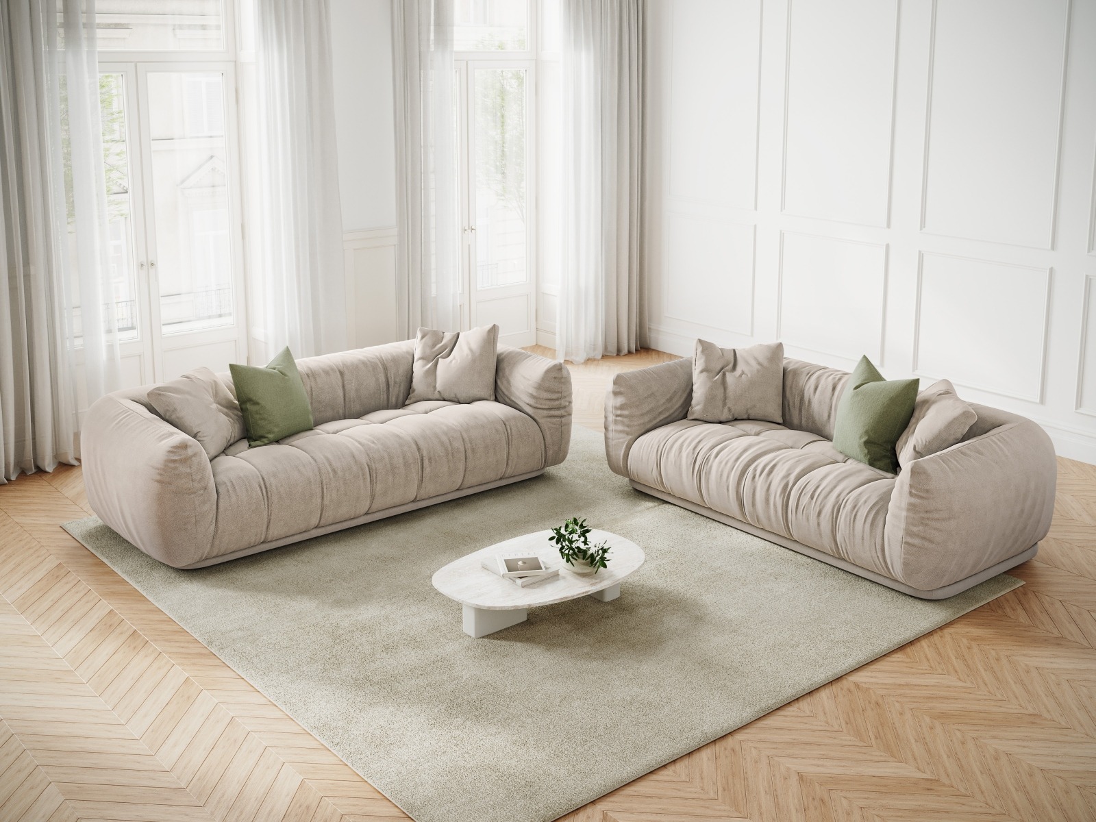 Kanapé Beckley 173 (Heritage Pearl)