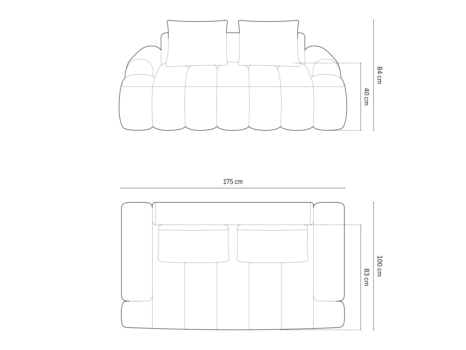 Kanapé Evarelbo 100 (Bjorn 86)
