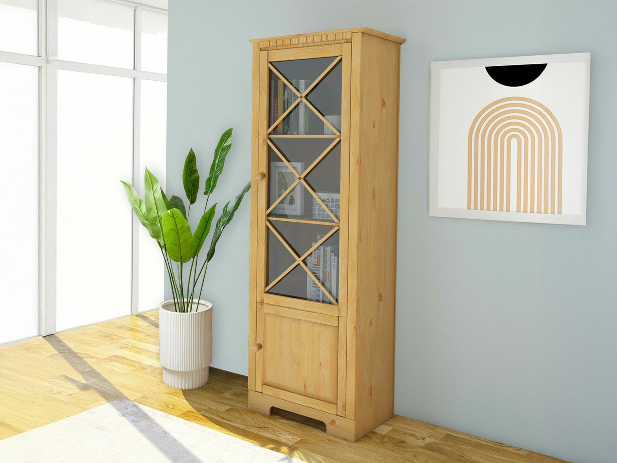 Könyvespolc Cavfelo 109 (Fenyő)