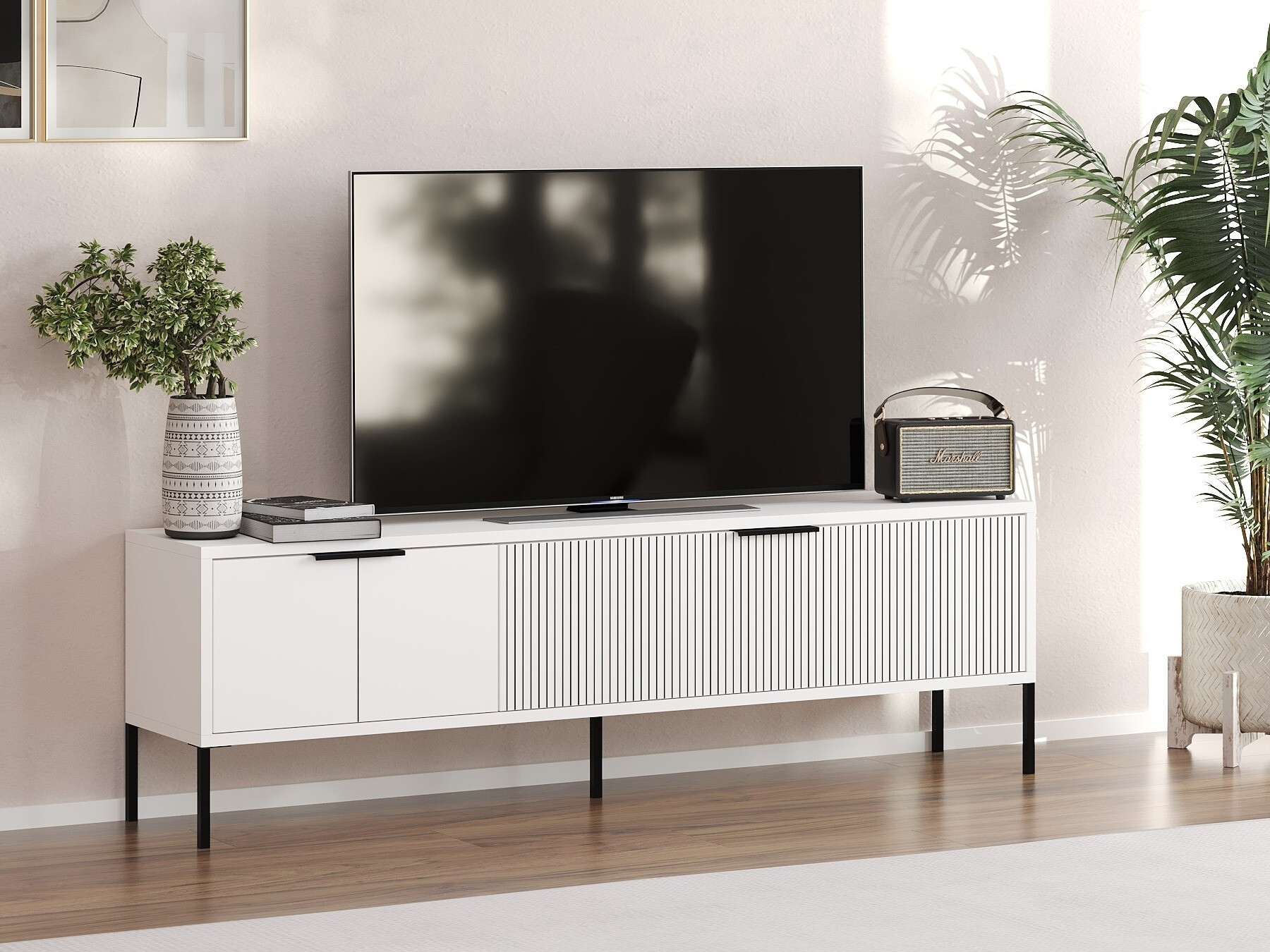 TV-állvány Kailua 2550 (Fehér)