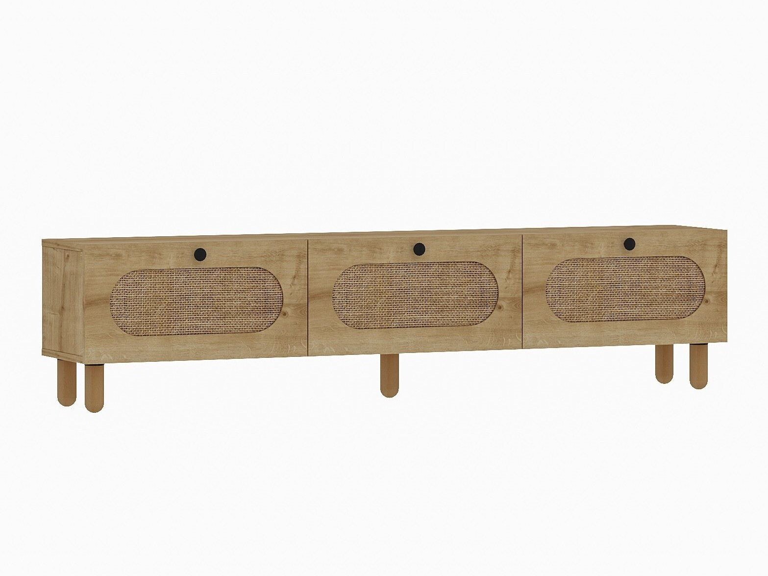 TV-állvány Kailua 2554 (Tölgy)