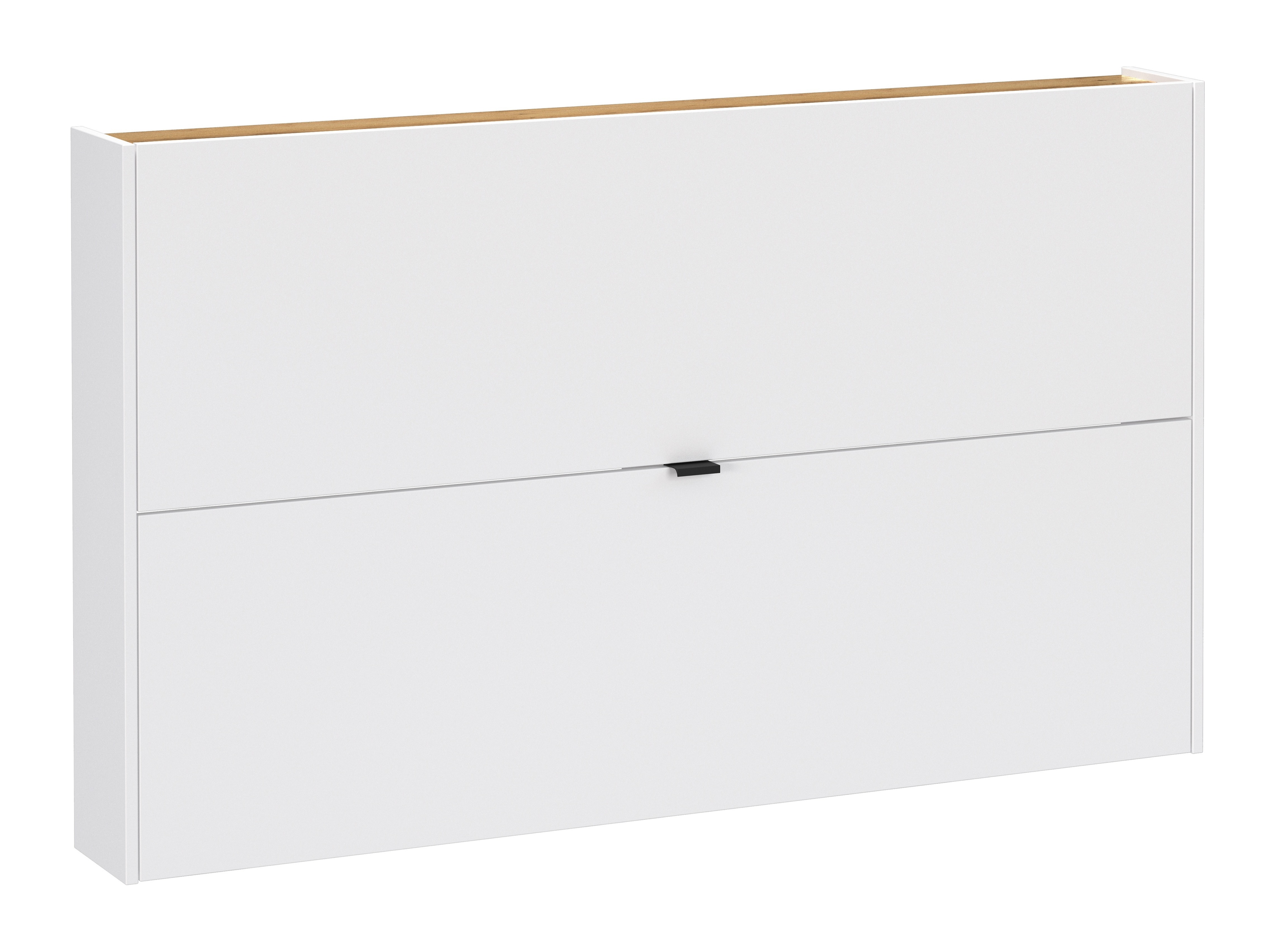 Cipőtároló Cirsale 108 (Fehér + Navarra tölgy)