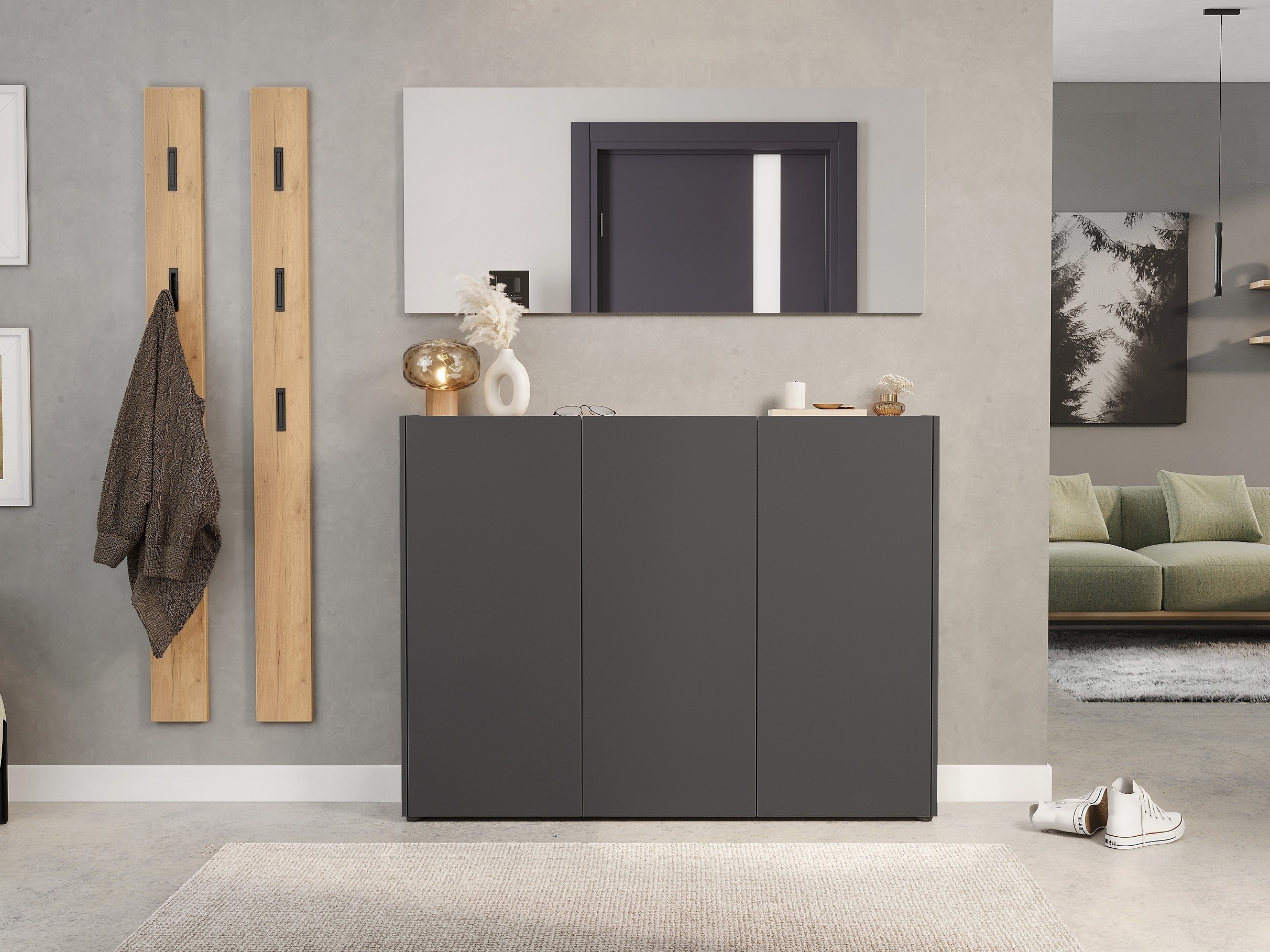 Cipőtároló Sacramento 514 (Grafit)