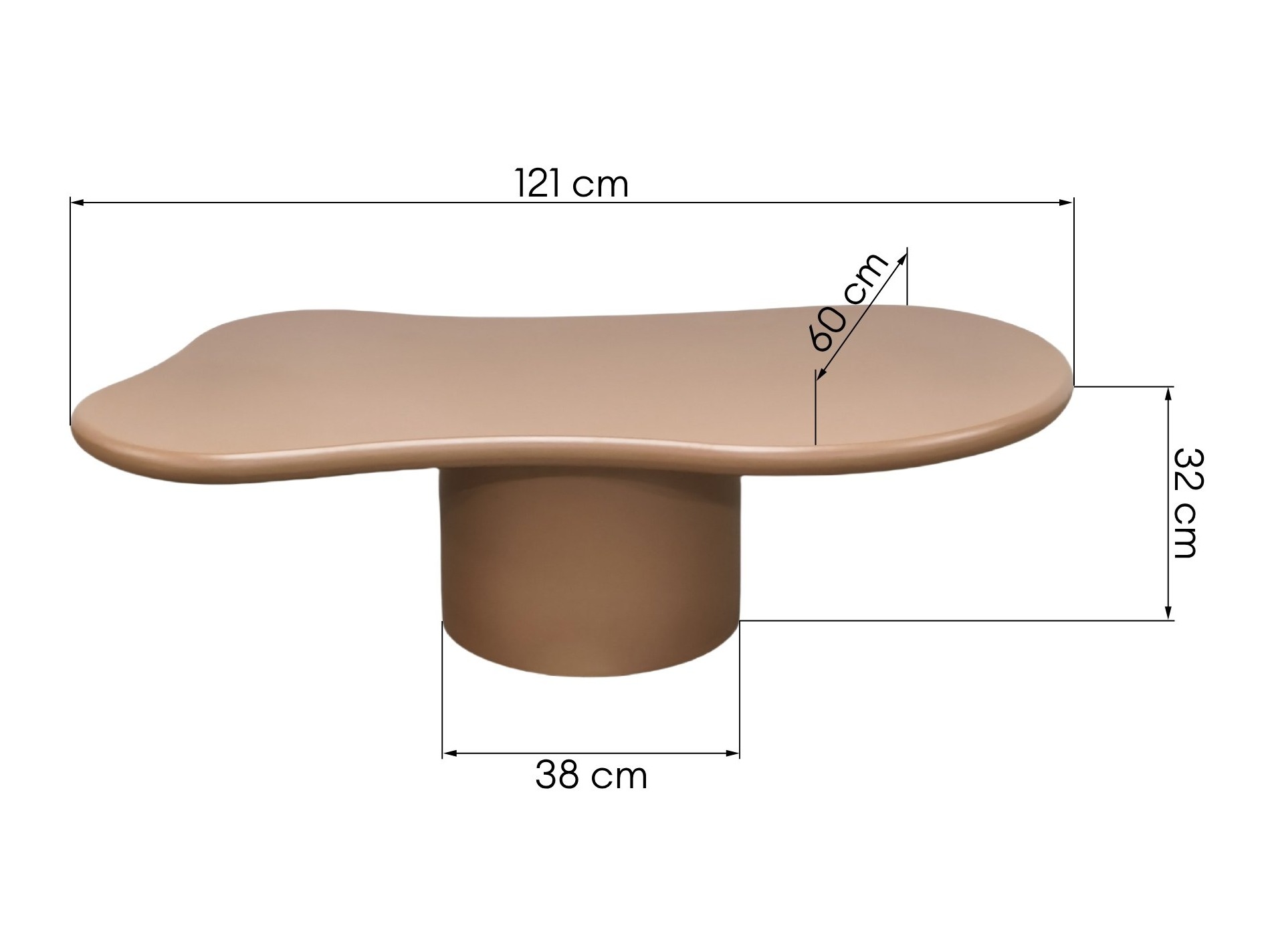 Dohányzóasztal Burleson 291