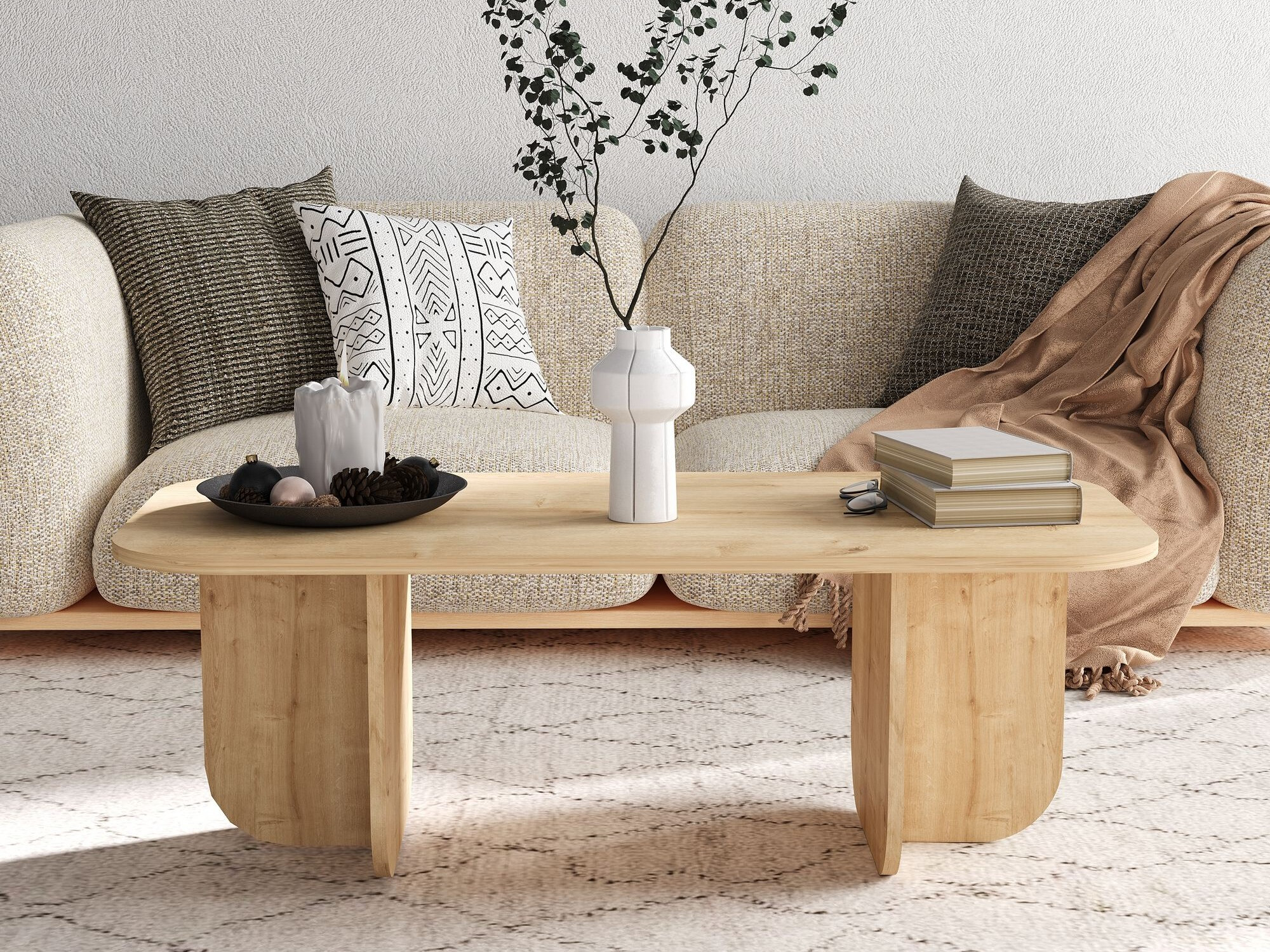 Dohányzóasztal Kailua 2560 (Tölgy)