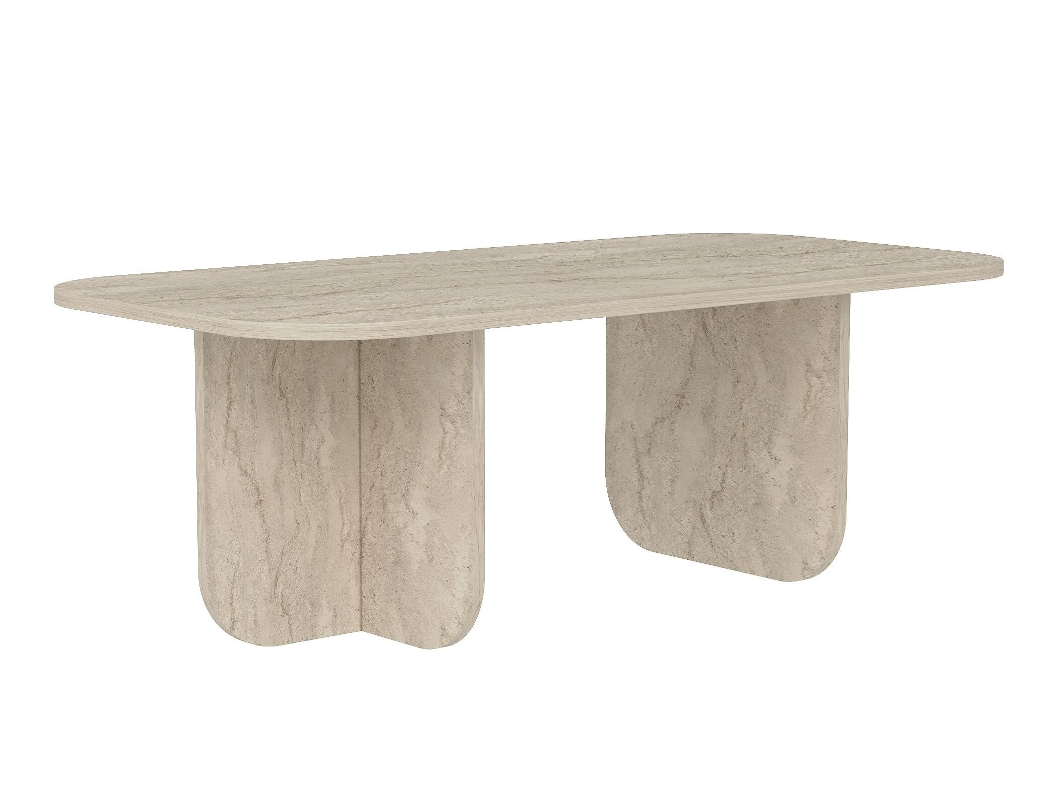 Dohányzóasztal Kailua 2560 (Világos Travertine)