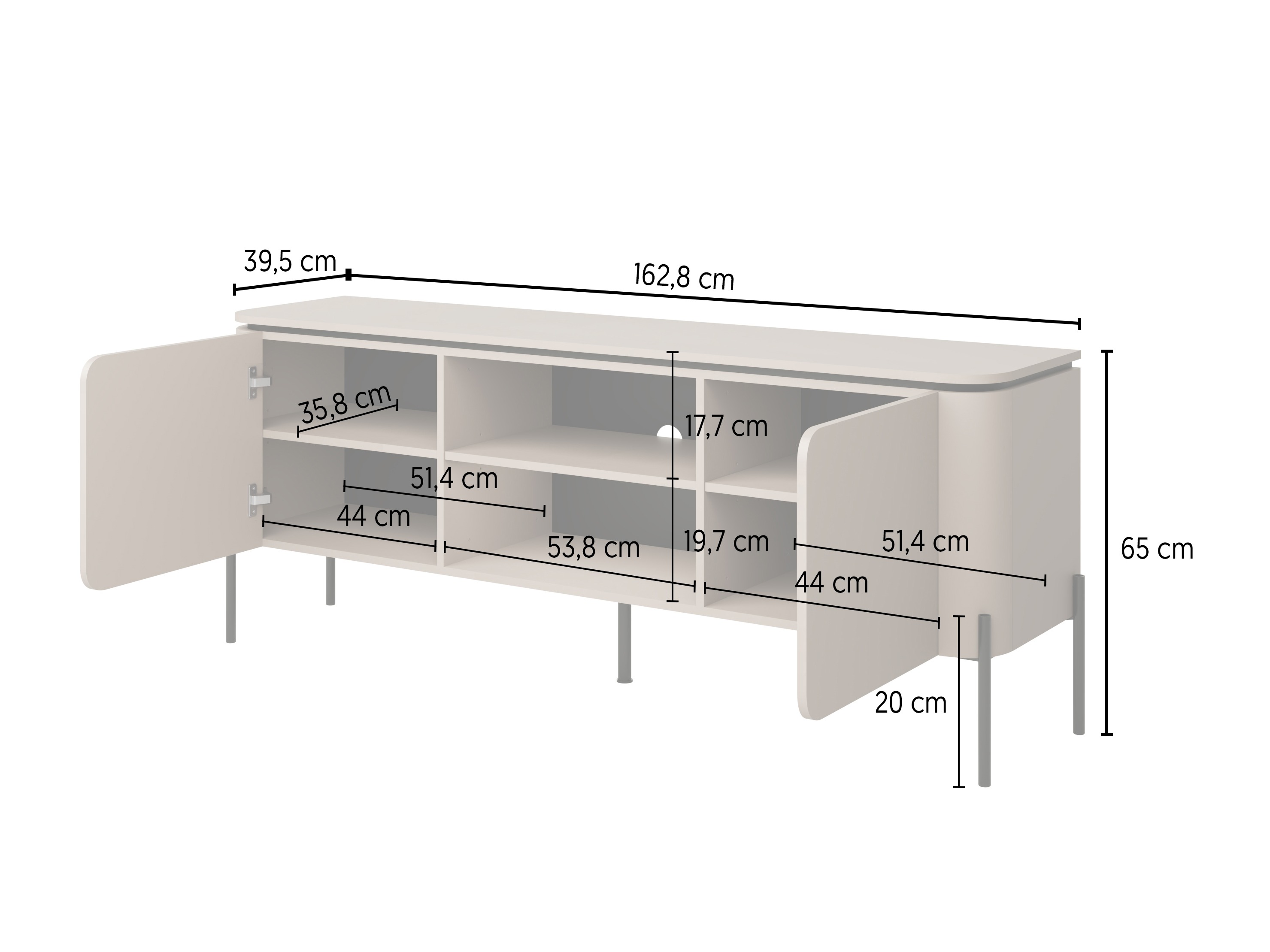 TV-állvány Mirbeno 101