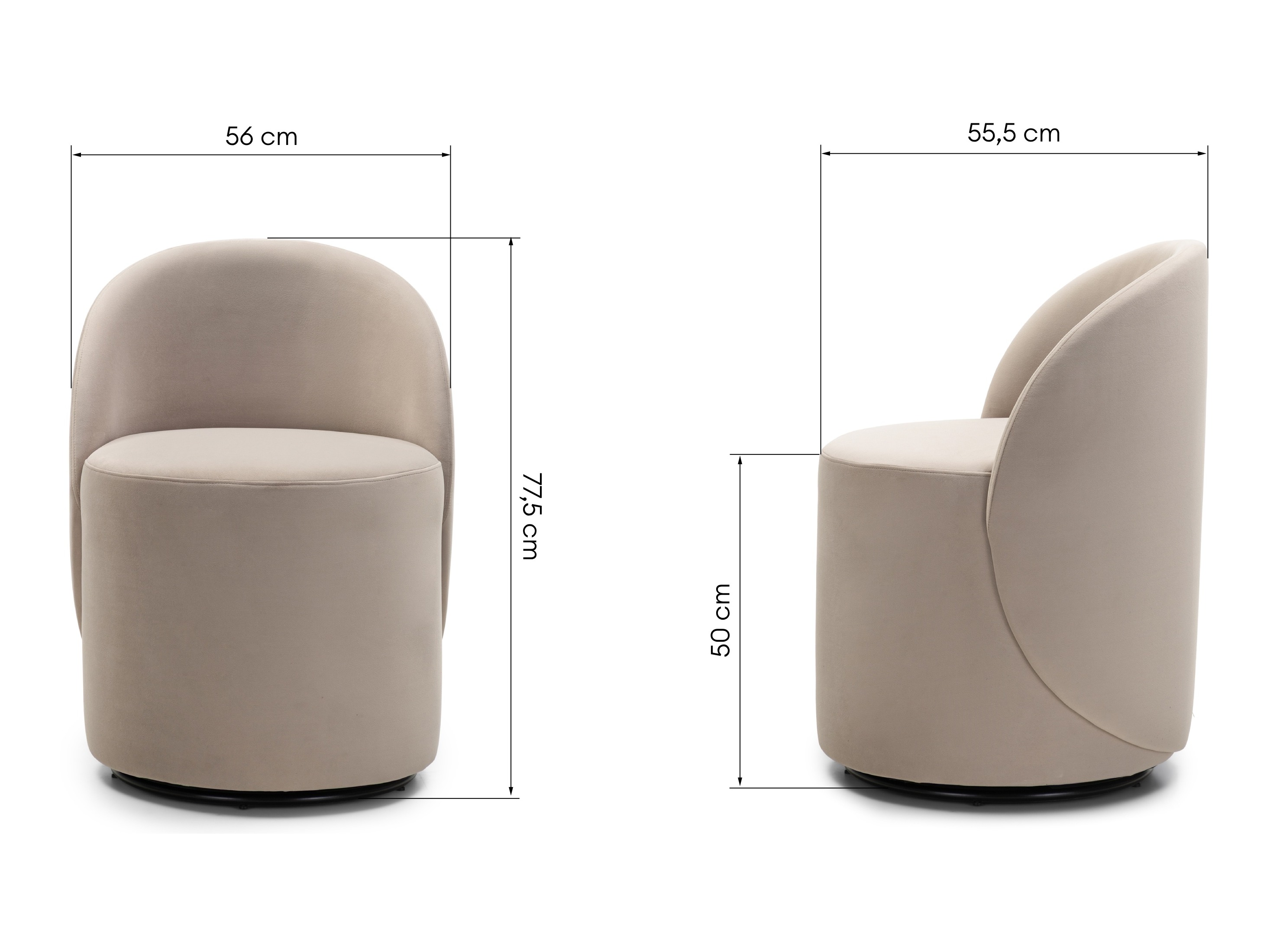 Fotel Burleson 299 (Krém)