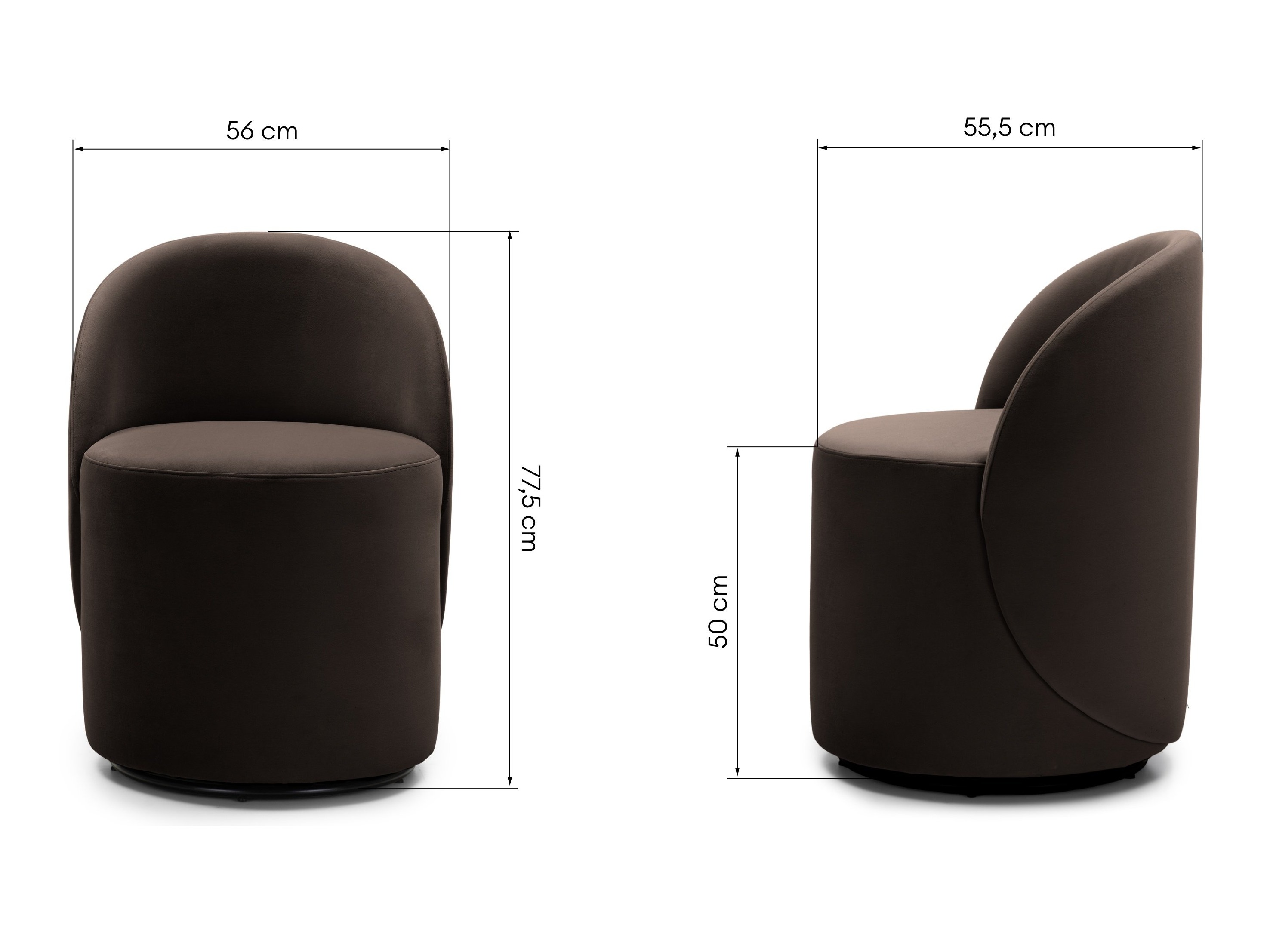 Fotel Burleson 299 (Sötét barna)