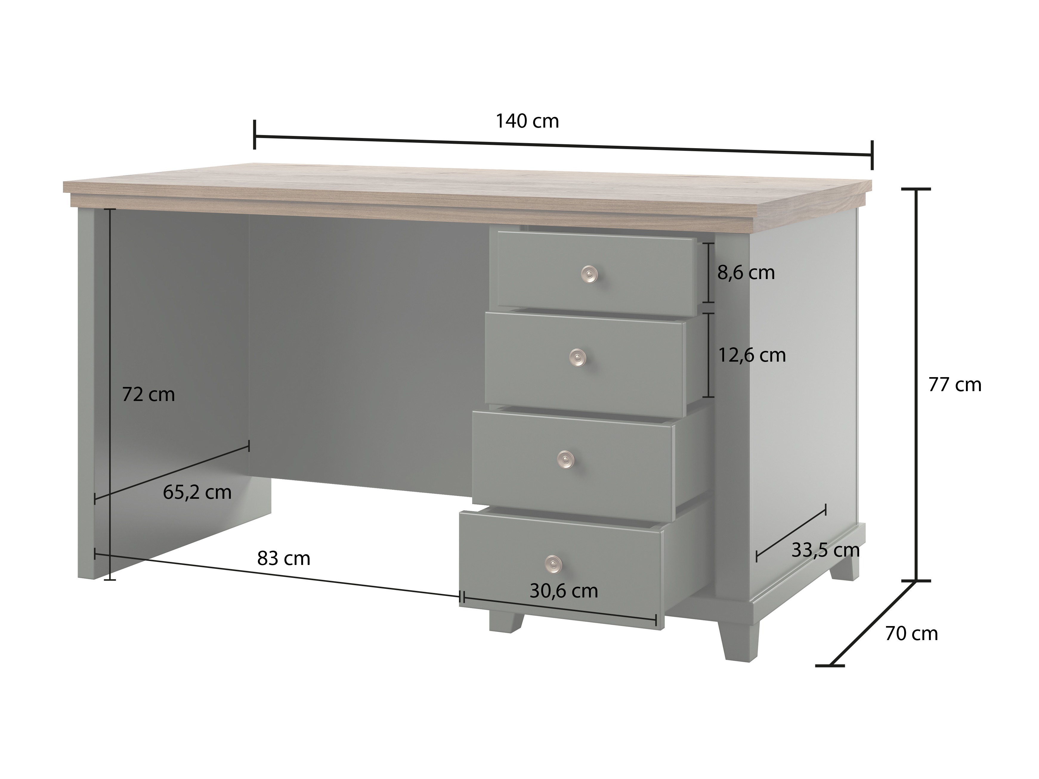 Íróasztal Tolnue 132