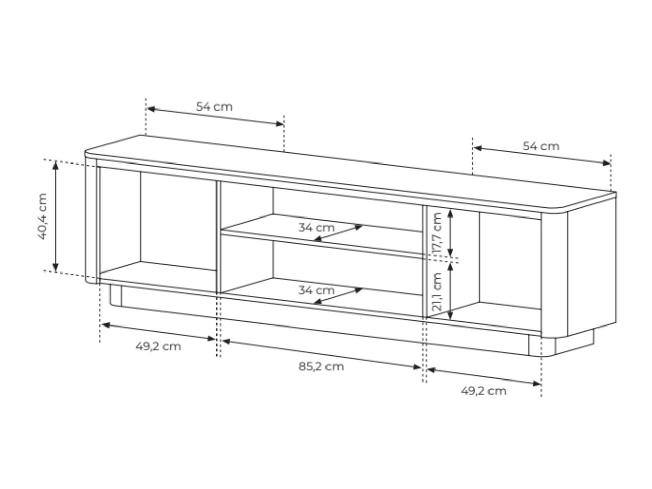 TV-állvány Sevdori 104