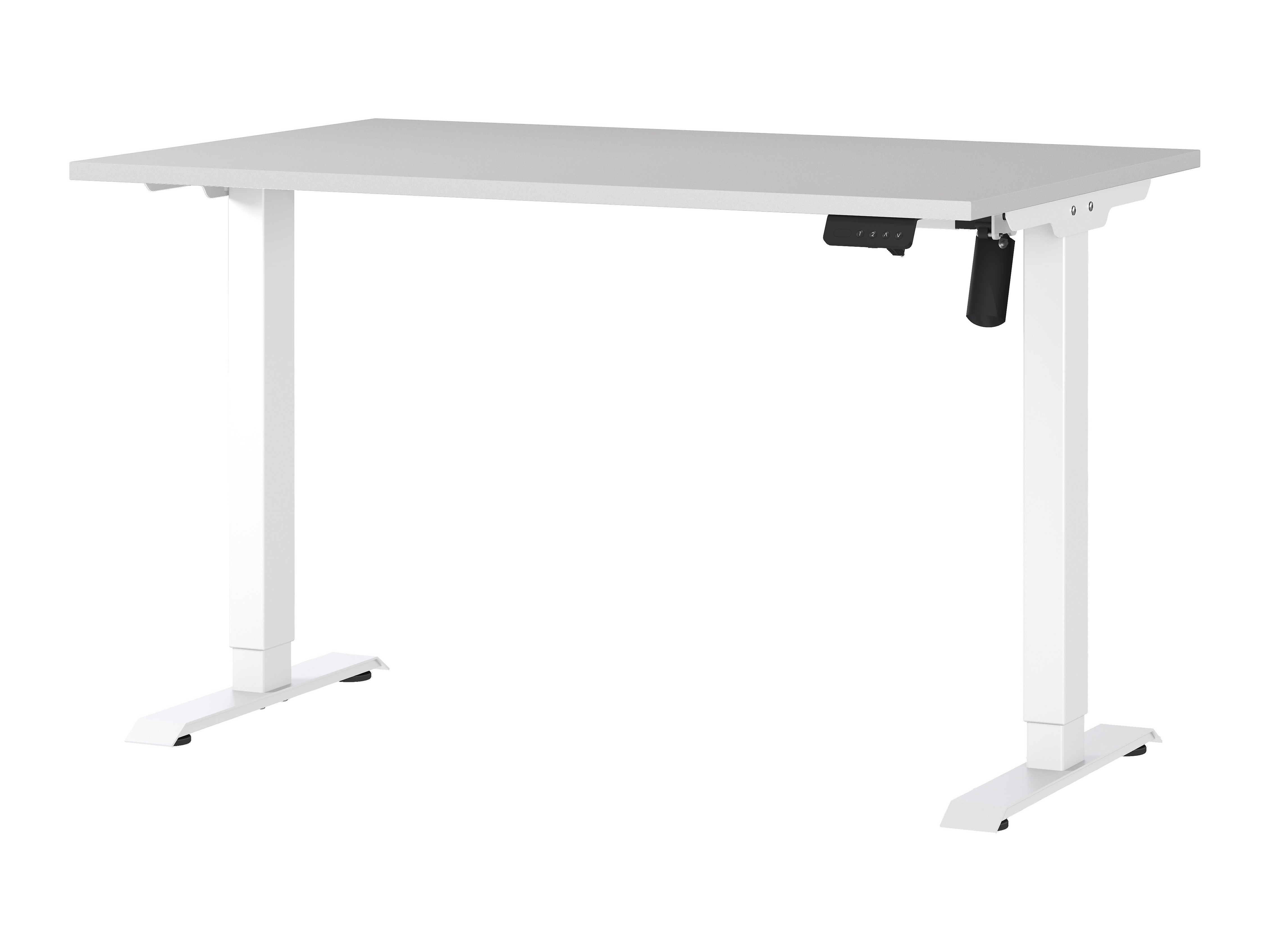Állítható magasságú íróasztal Lartesi 115 (Kasmír + Fehér)