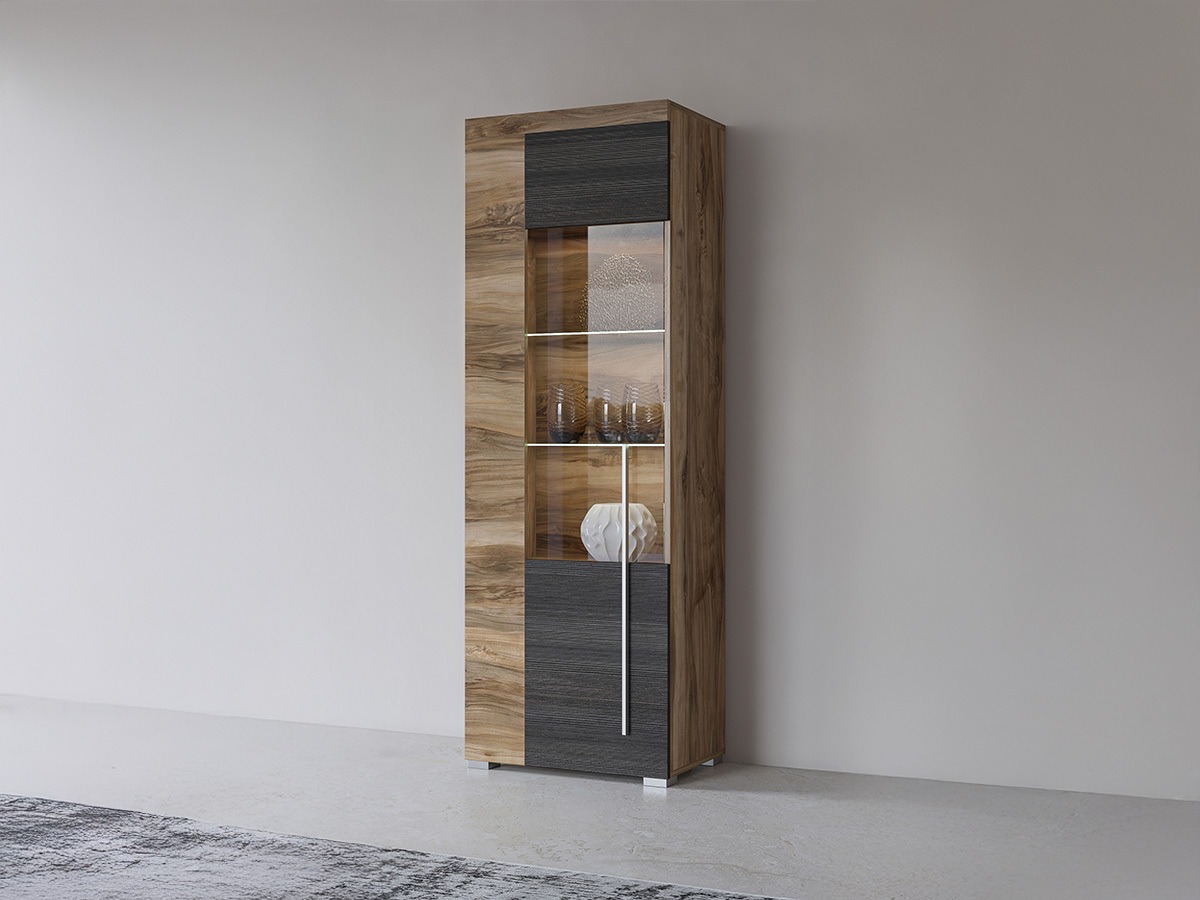 Könyvespolc Sorciro 104 (Dió + Sötét tölgy)