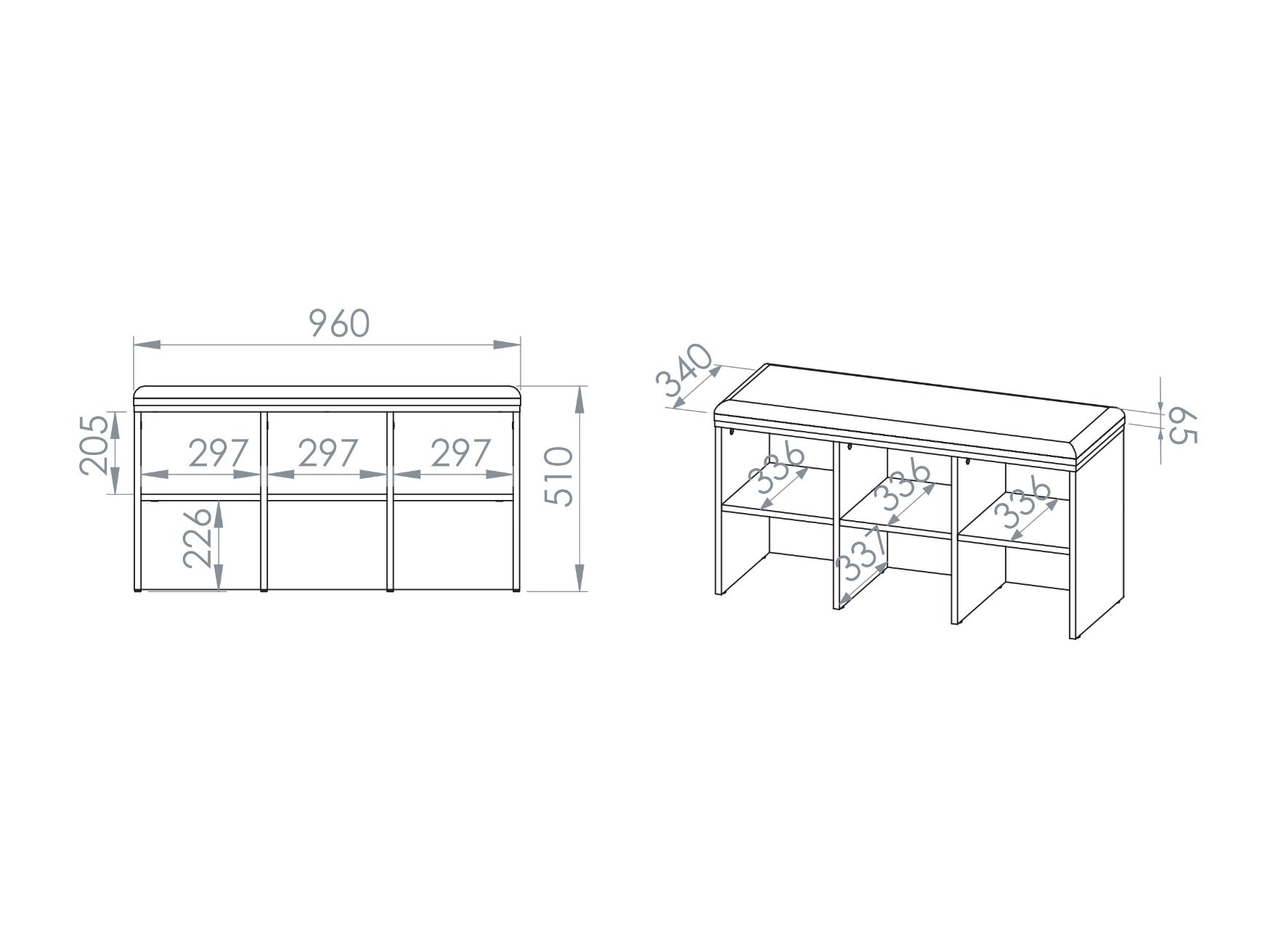 Cipőtároló Madison 193