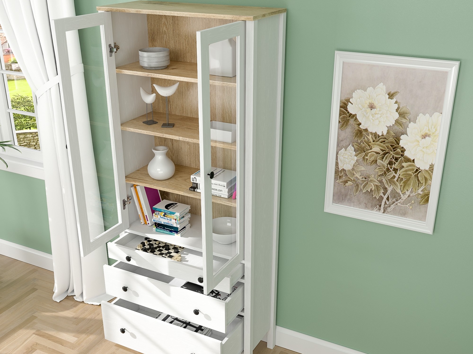 Könyvespolc Ophfela 144