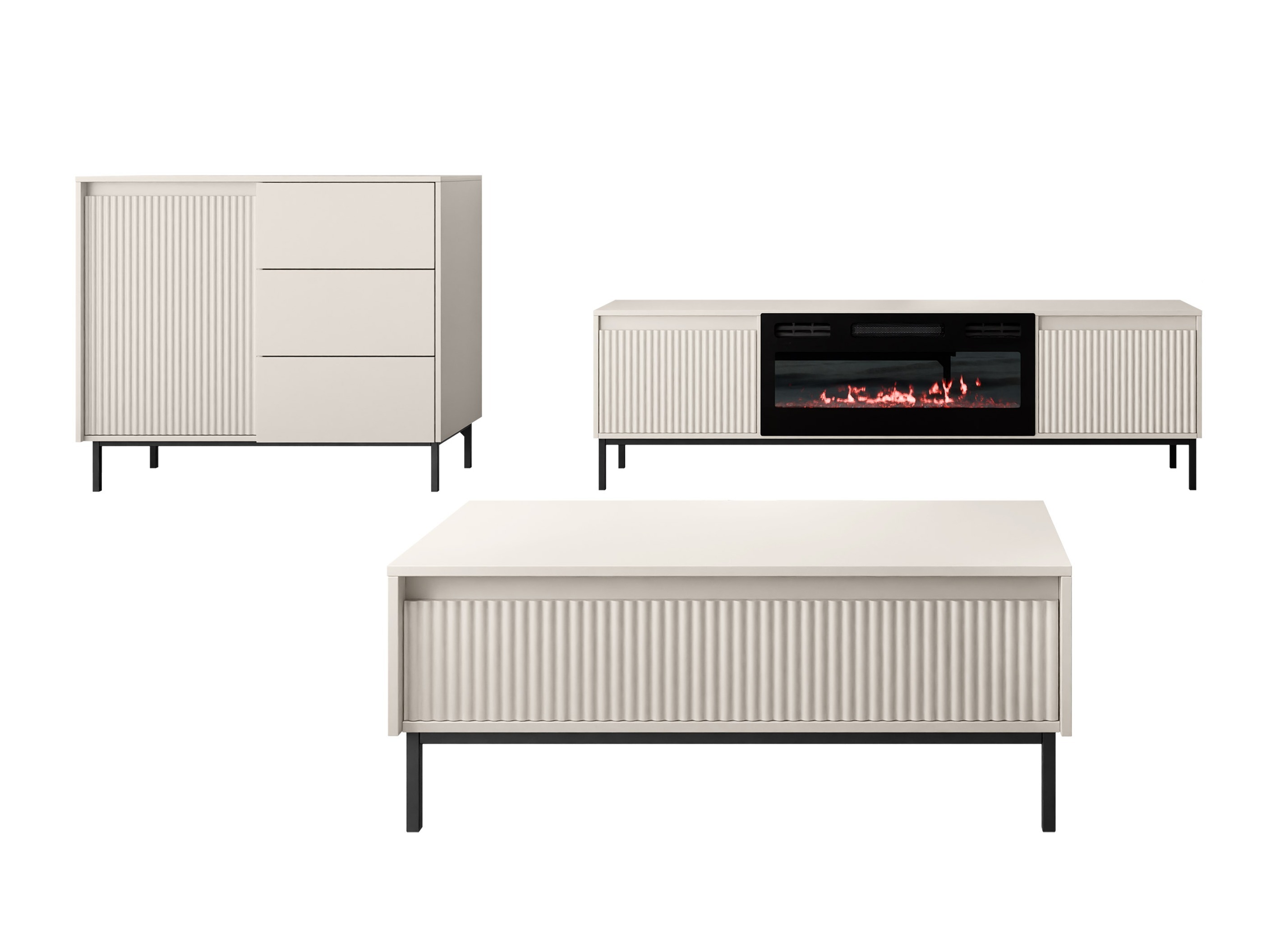 Nappali szett Comfivo Delruva 110 (Kasmír)