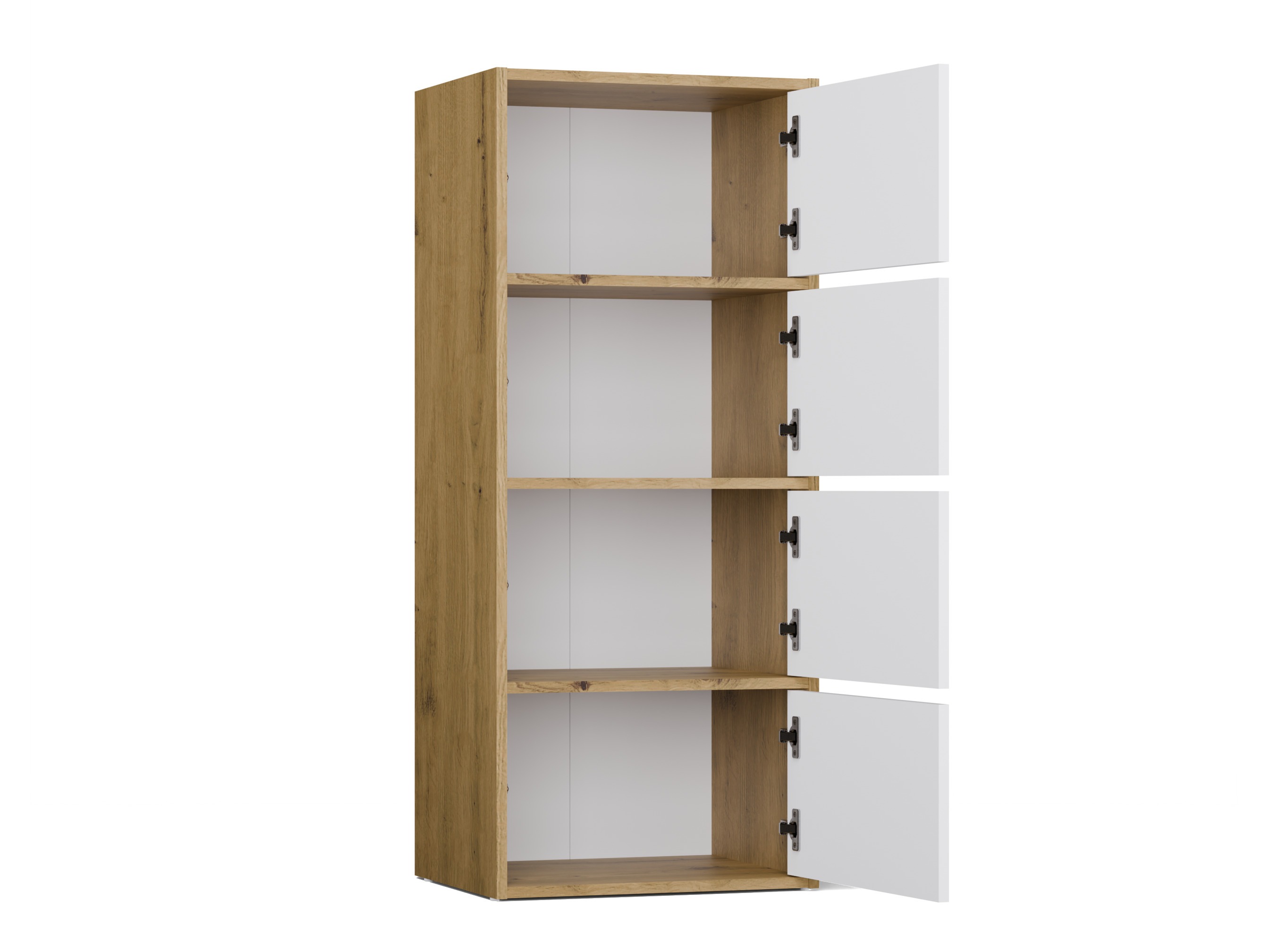 Szekrény Mandeville 298 (Fehér + Artisan tölgy)