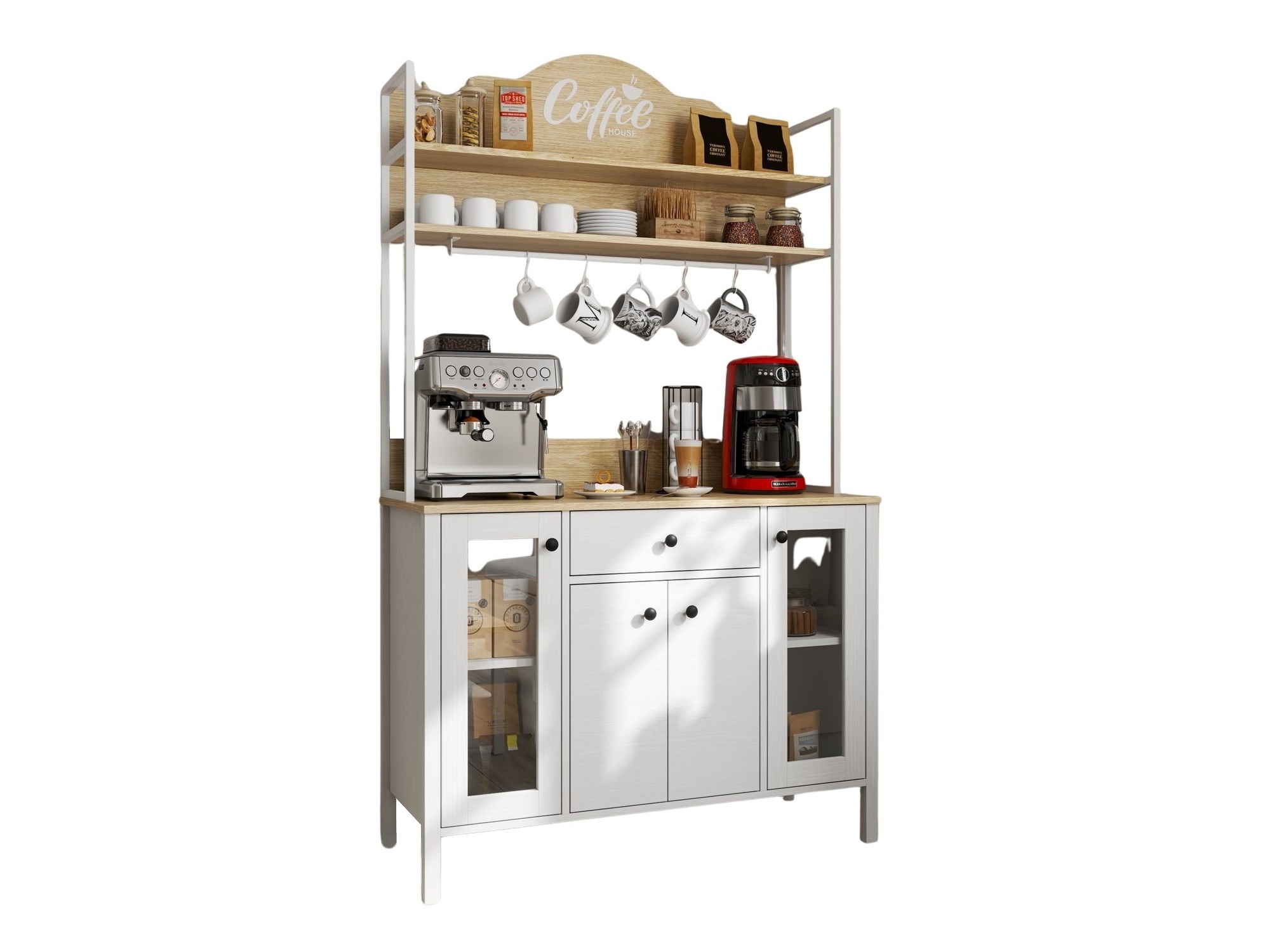 Többfunkciós bútor Ophfela 148 (Fehér)